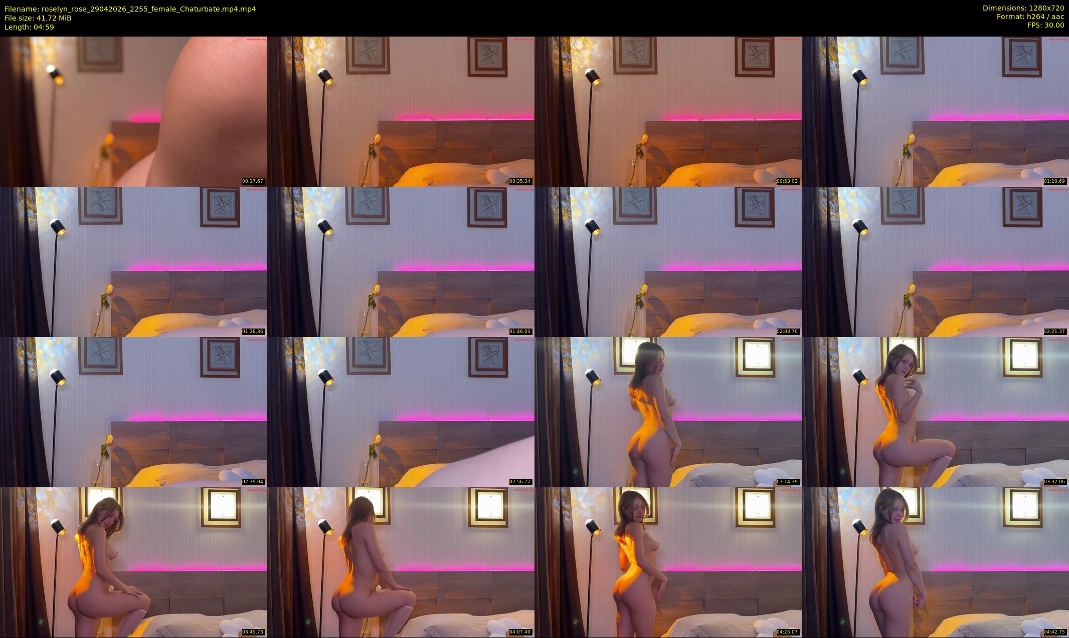roselyn_rose — 5 minute Chaturbate female cam show recording, 720p, Apr 29, 2026