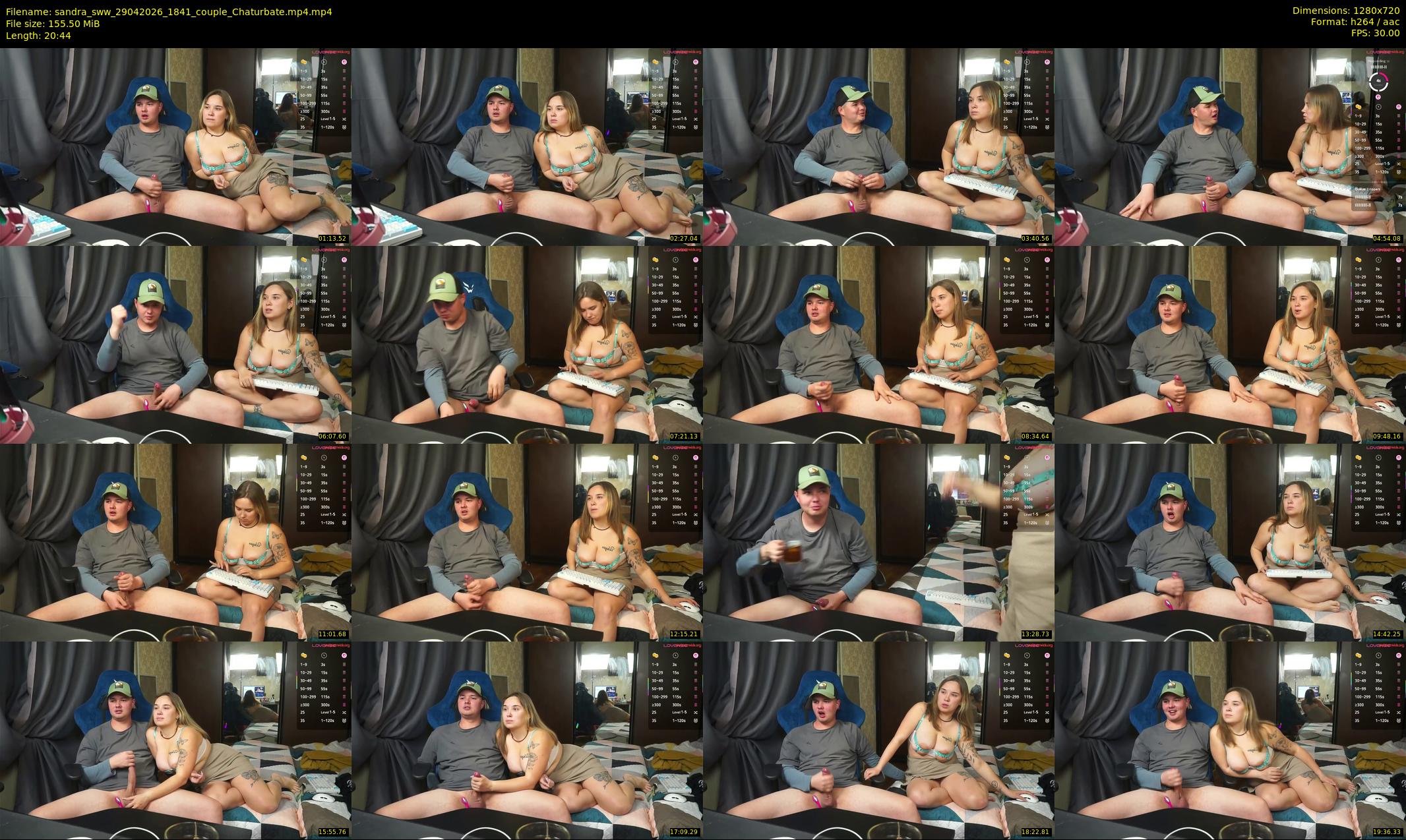 sandra_sww — 21 minute Chaturbate couple cam show recording, 720p, Apr 29, 2026
