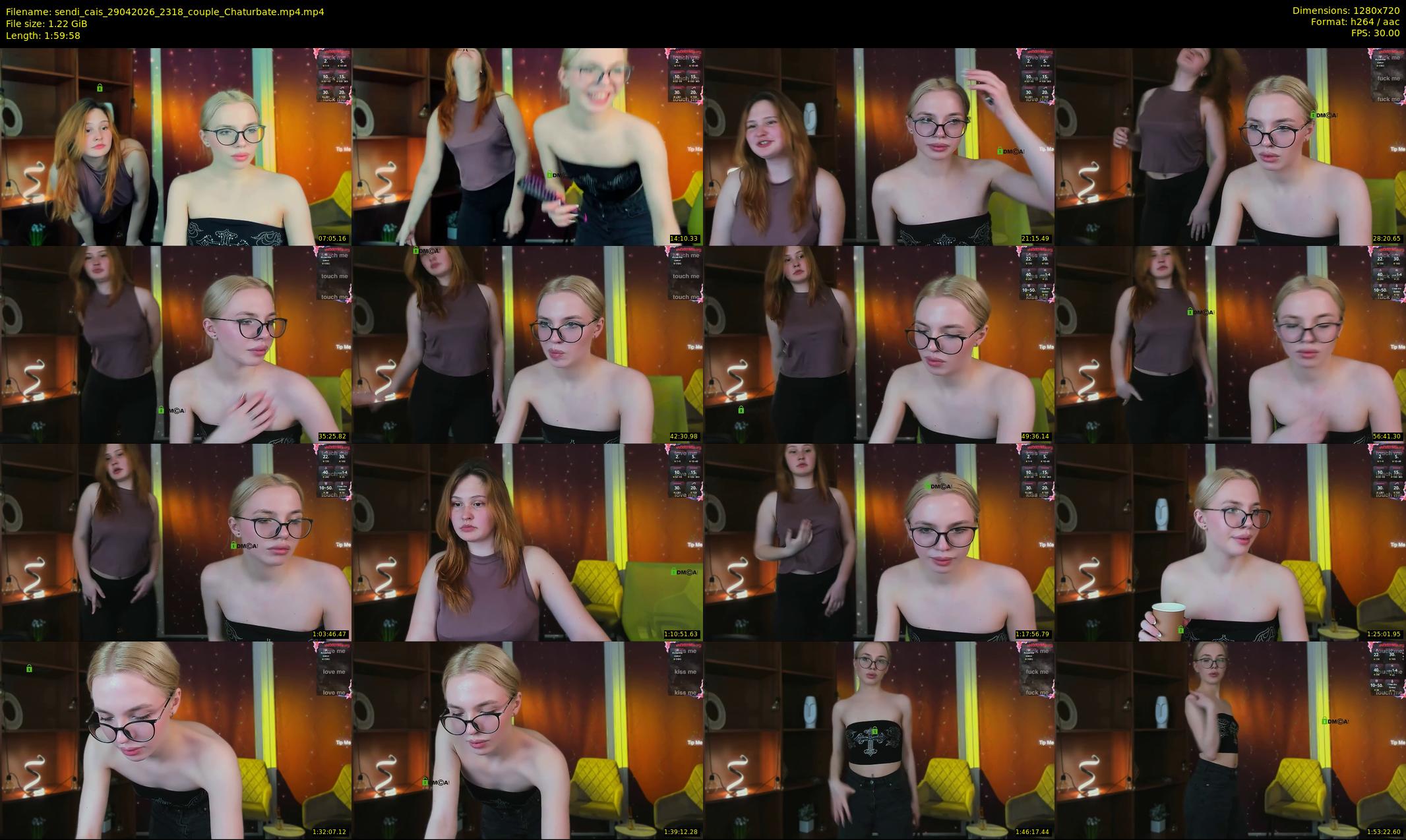 sendi_cais — 120 minute Chaturbate female cam show recording, 720p, Apr 29, 2026