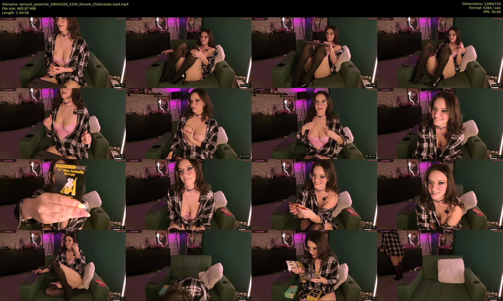 sensual_jassmine — 120 minute Chaturbate female cam show recording, 720p, Apr 29, 2026