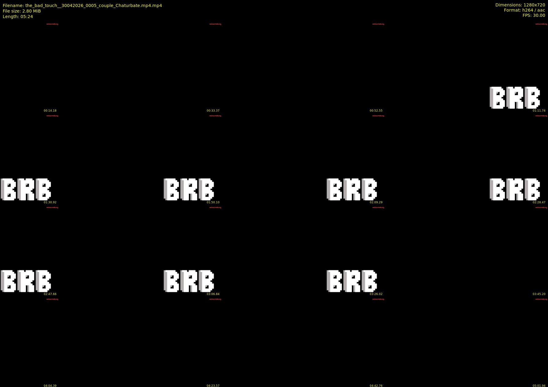 the_bad_touch_ — 6 minute Chaturbate couple cam show recording, 720p, Apr 30, 2026
