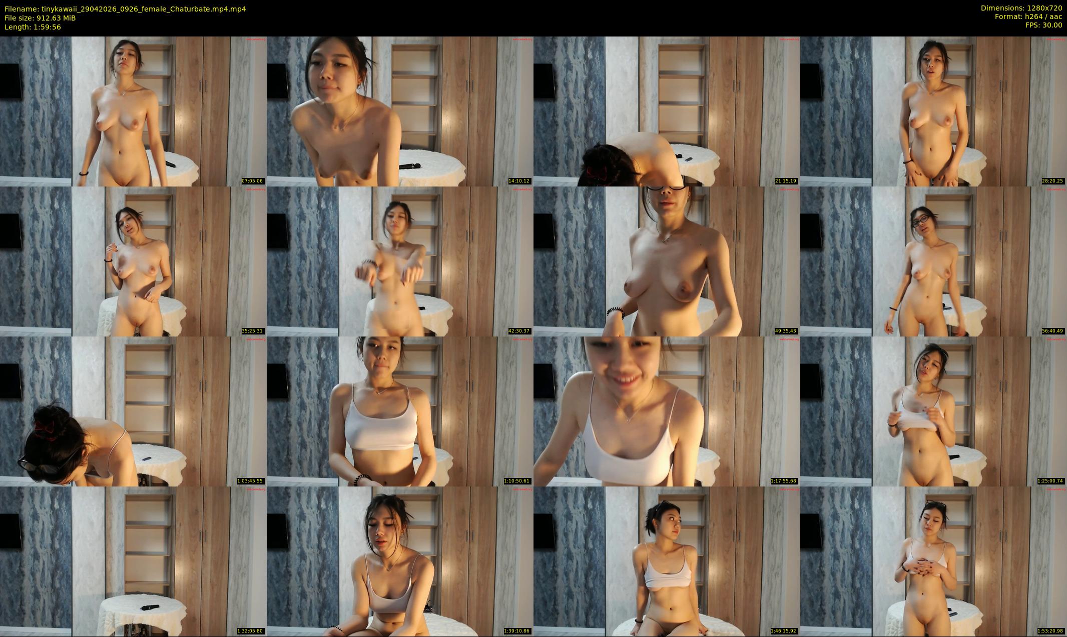 tinykawaii — 120 minute Chaturbate female cam show recording, 720p, Apr 29, 2026