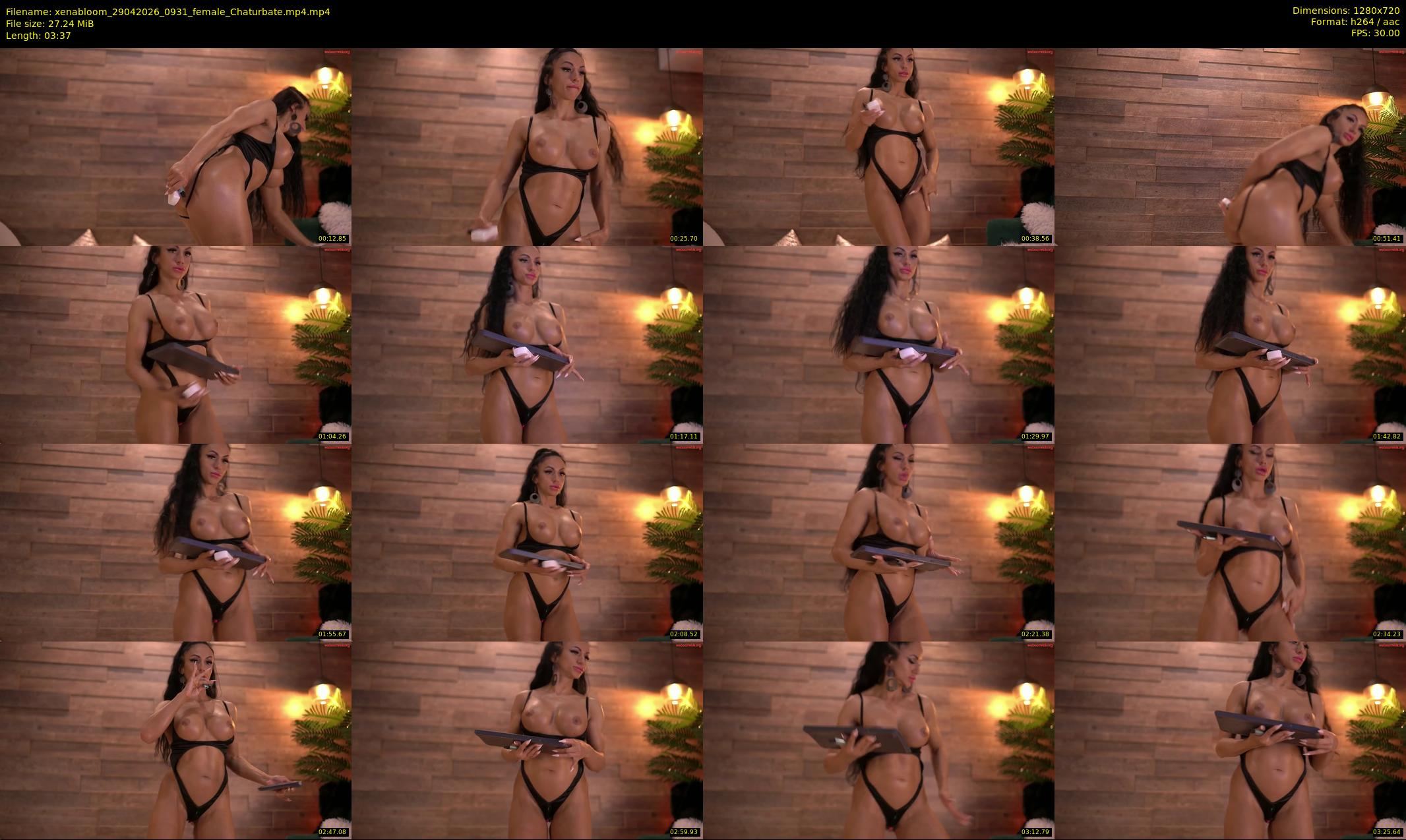 xenabloom — 4 minute Chaturbate female cam show recording, 720p, Apr 29, 2026