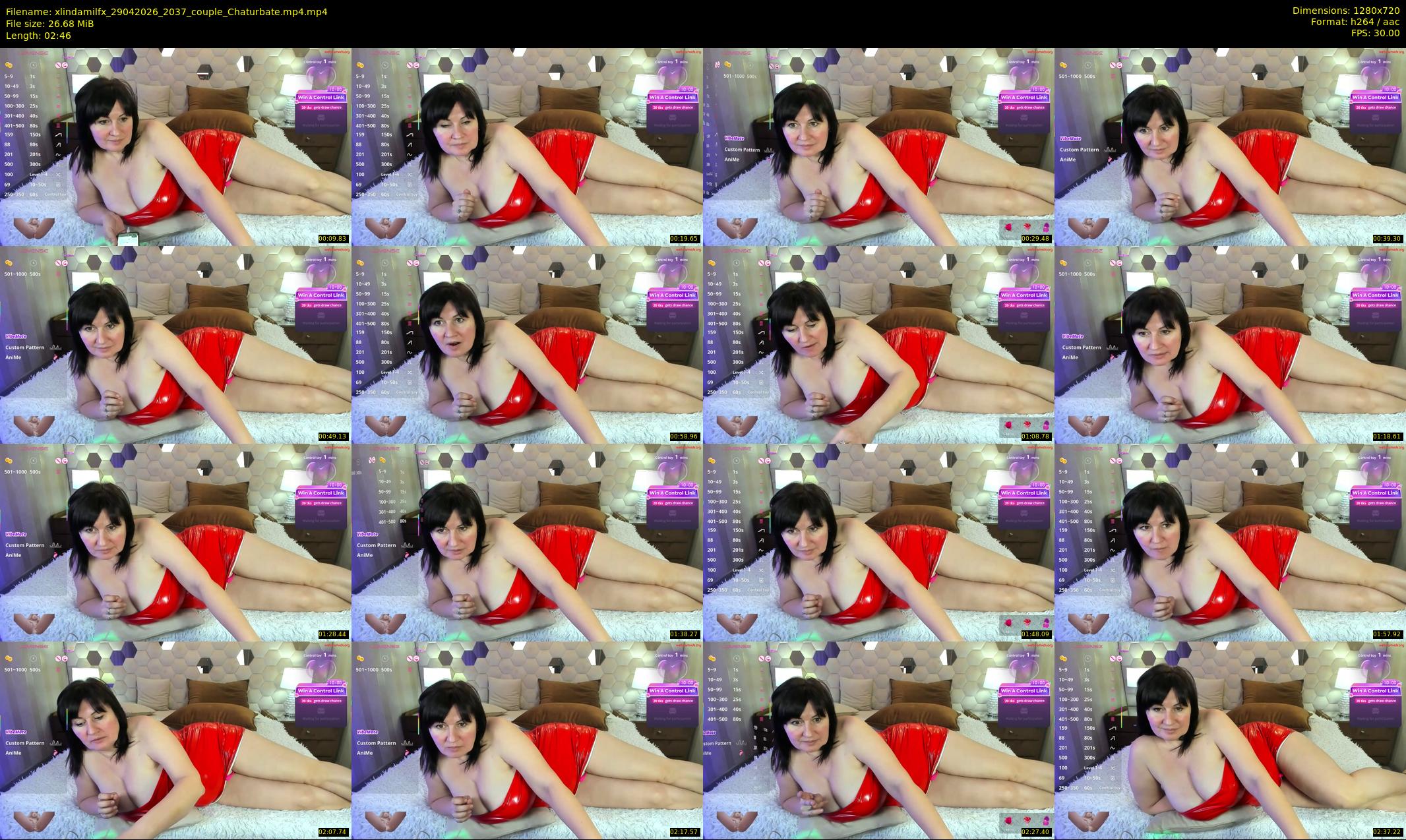 xlindamilfx — 3 minute Chaturbate female cam show recording, 720p, Apr 29, 2026