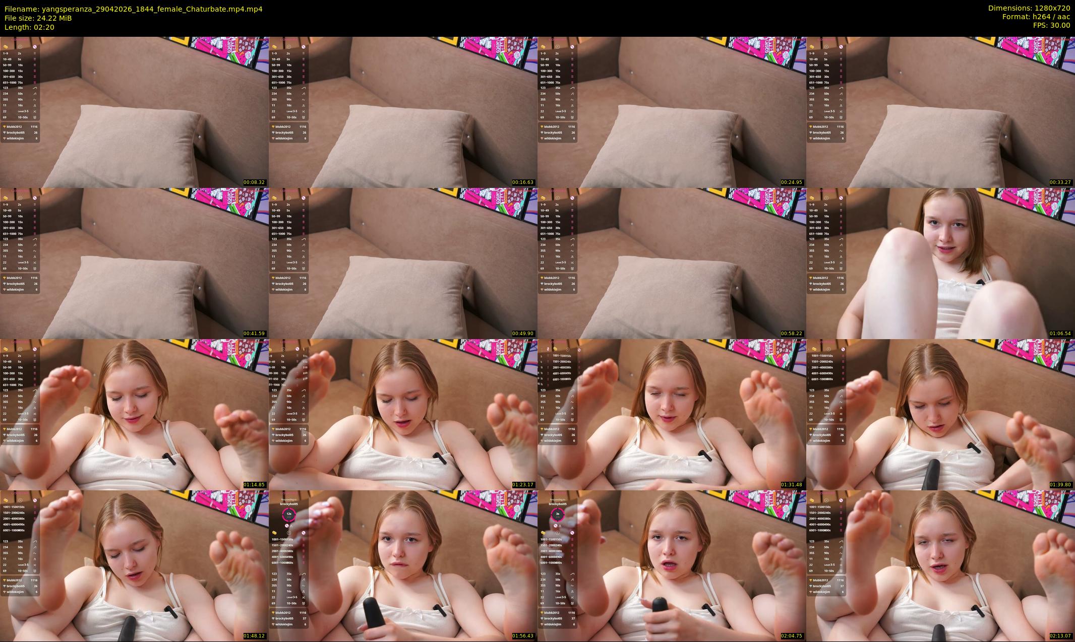 yangsperanza — 3 minute Chaturbate female cam show recording, 720p, Apr 29, 2026