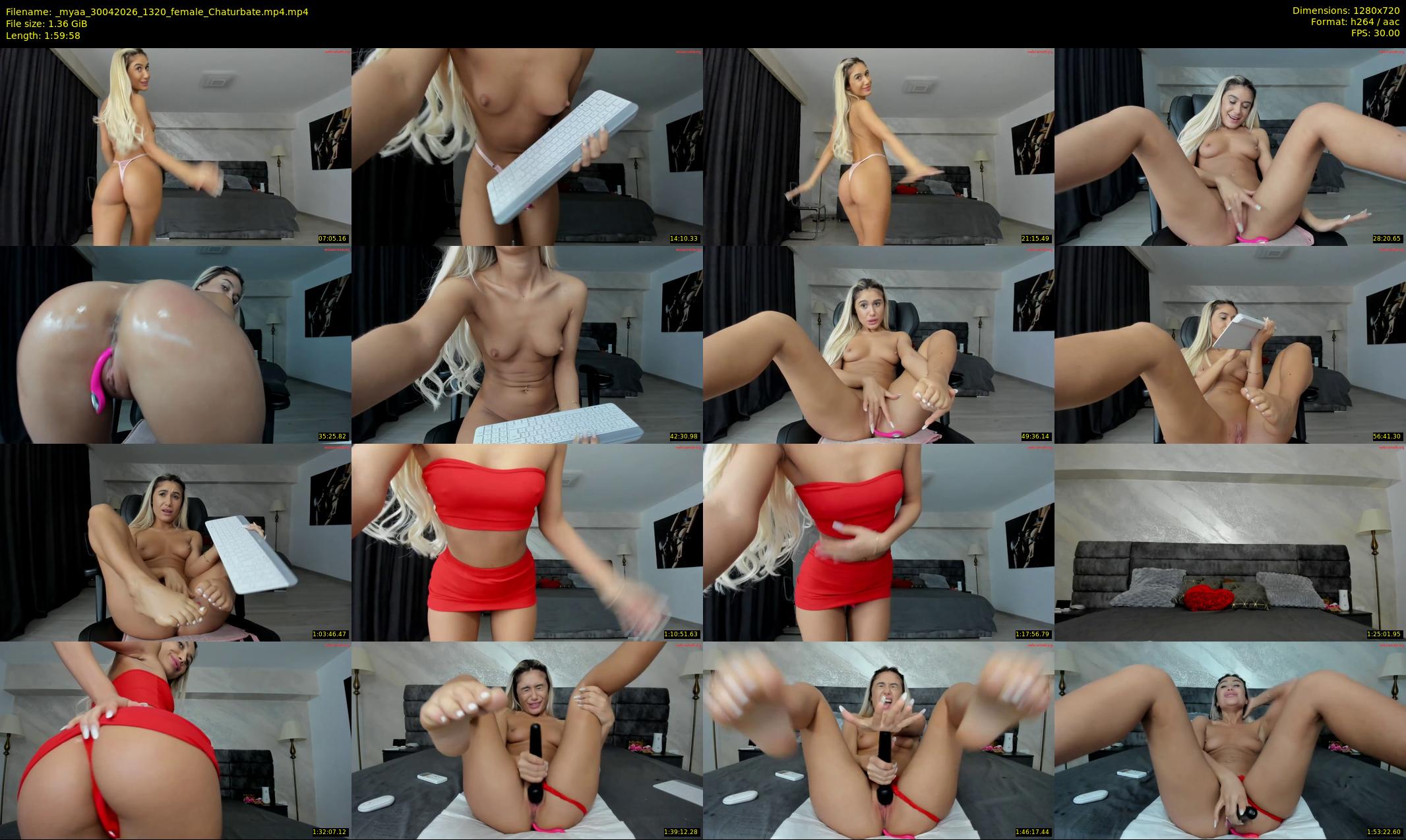_myaa — 120 minute Chaturbate female cam show recording, 720p, Apr 30, 2026