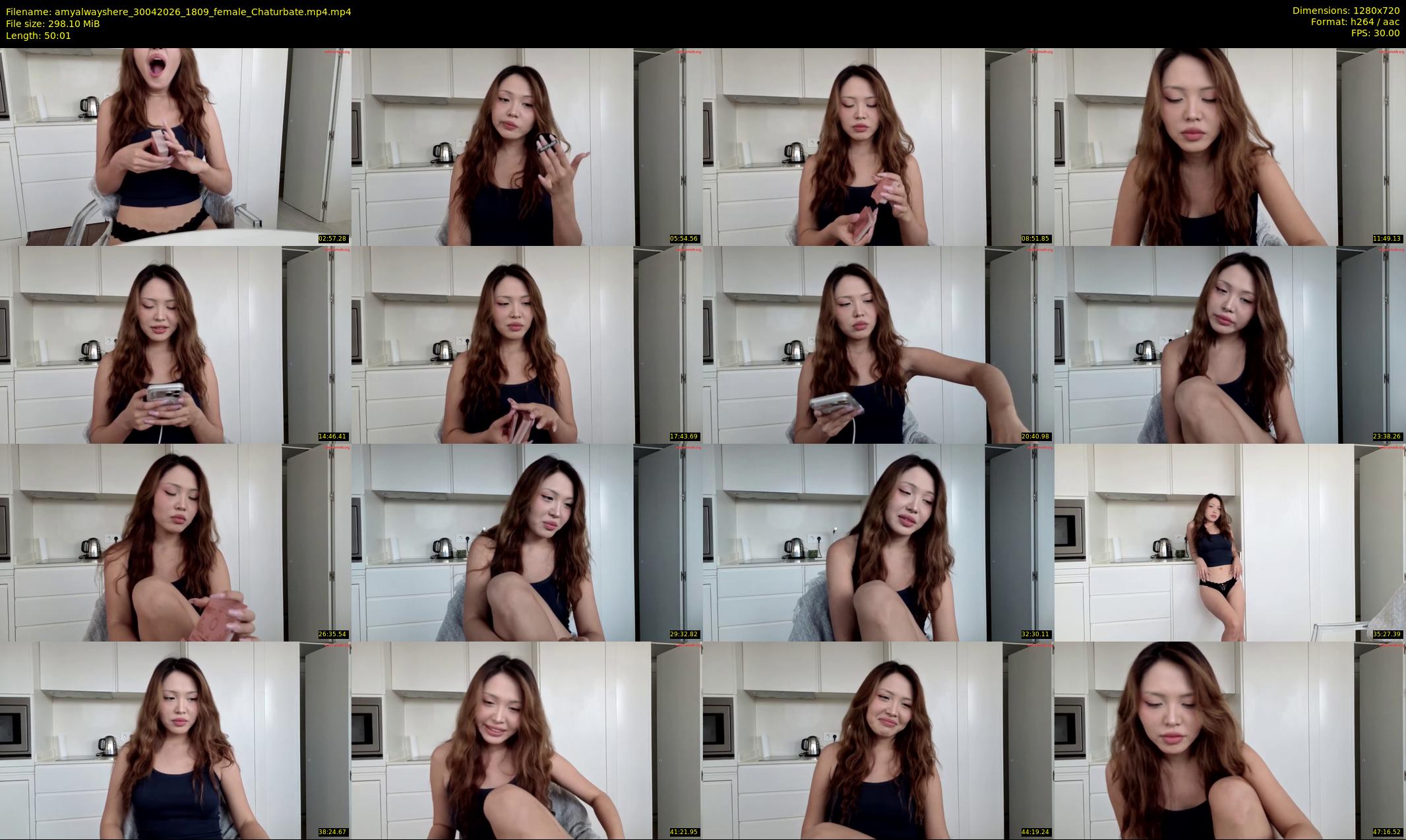 amyalwayshere — 51 minute Chaturbate female cam show recording, 720p, Apr 30, 2026
