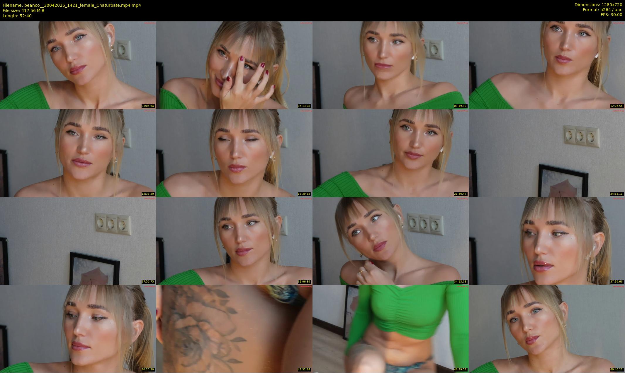 beanco_ — 53 minute Chaturbate female cam show recording, 720p, Apr 30, 2026