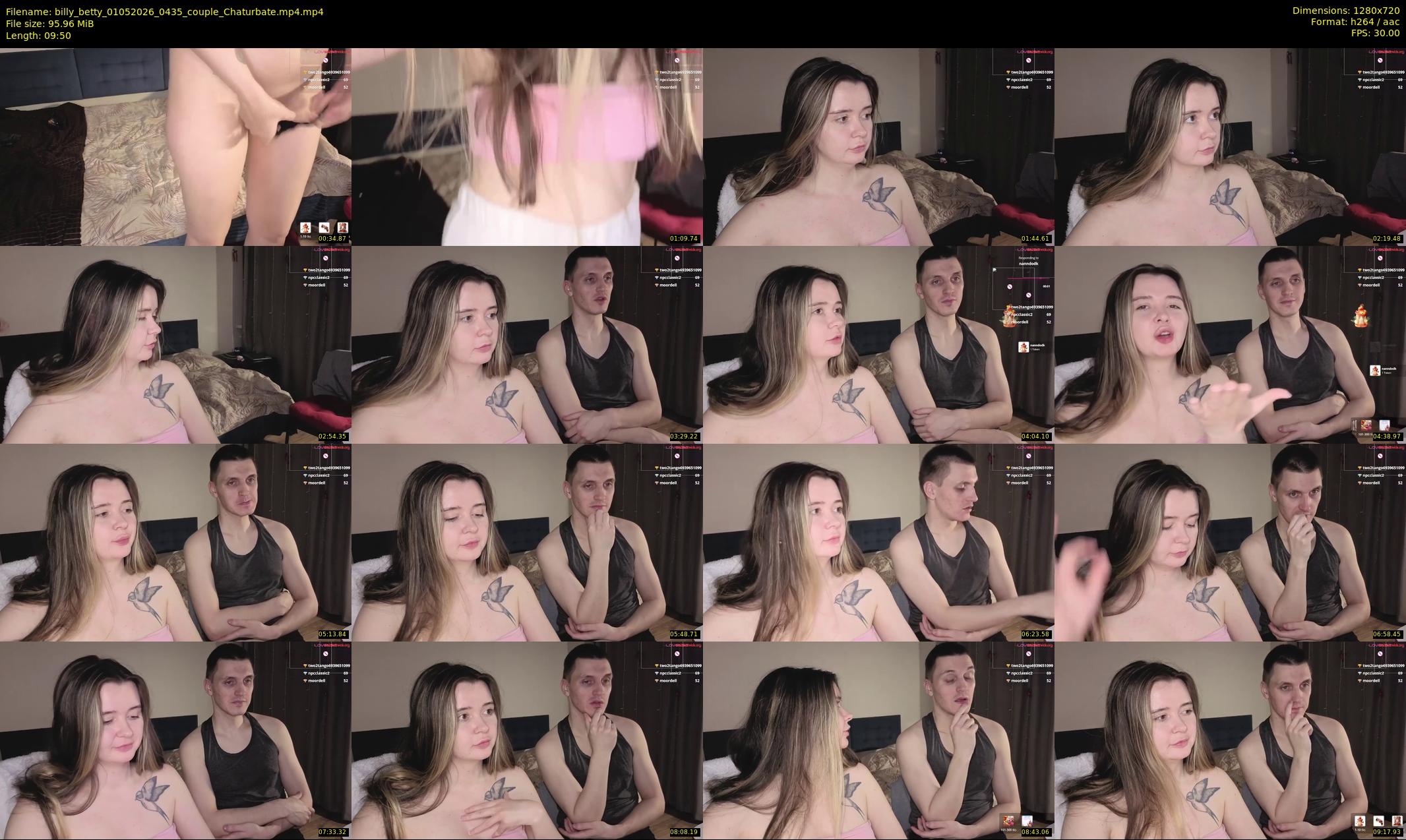 billy_betty — 10 minute Chaturbate couple cam show recording, 720p, May 1, 2026