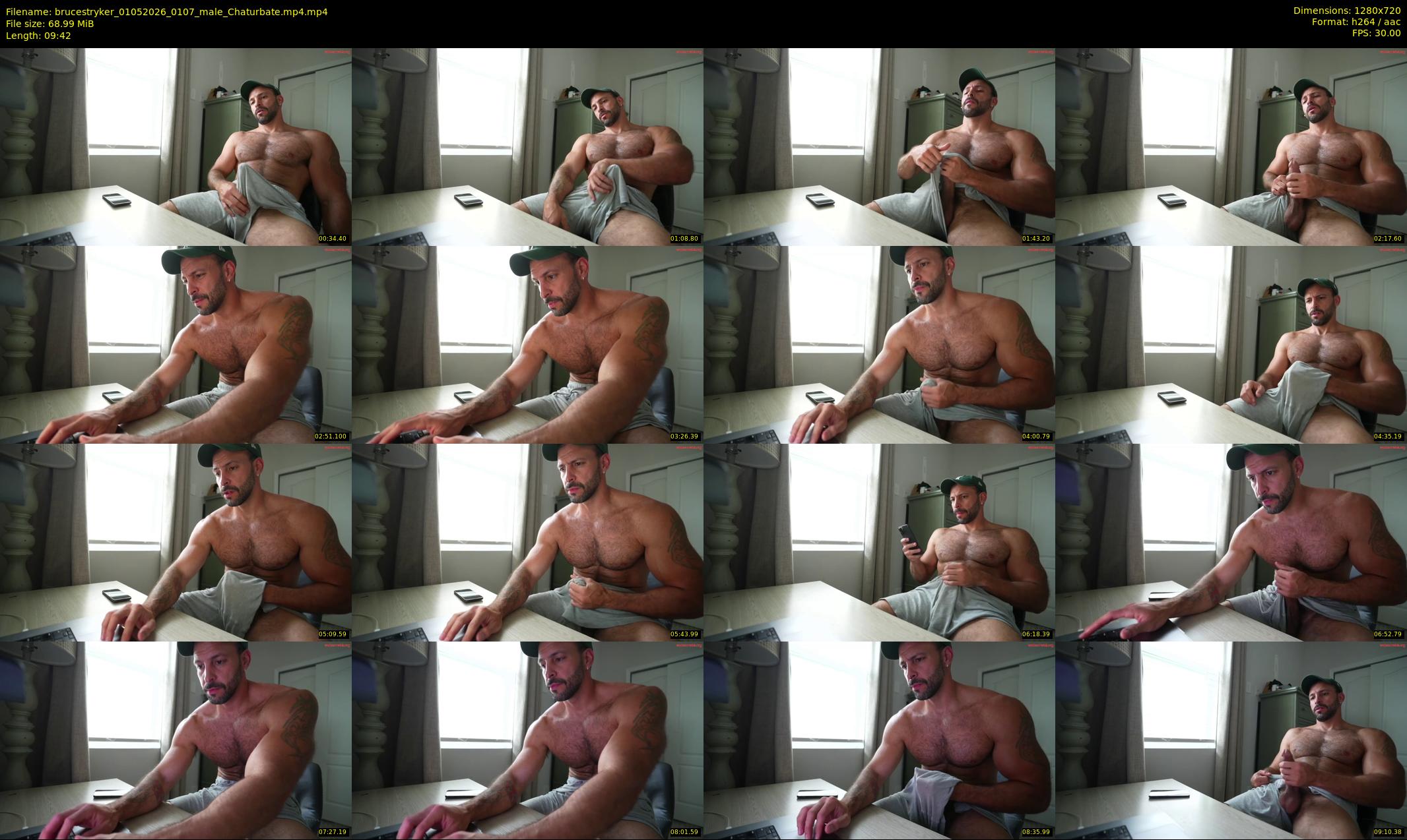 brucestryker — 10 minute Chaturbate male cam show recording, 720p, May 1, 2026