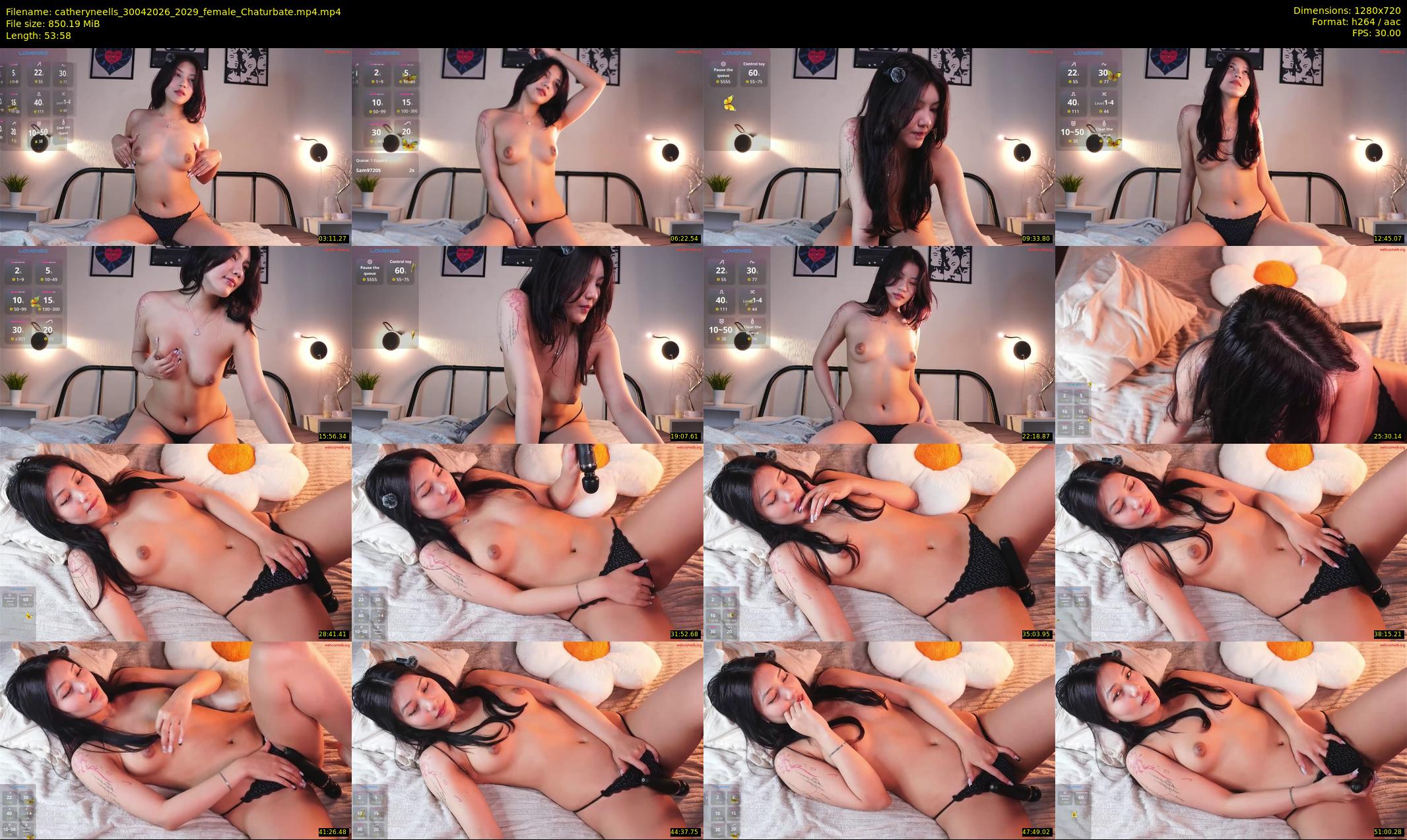 catheryneells — 54 minute Chaturbate female cam show recording, 720p, Apr 30, 2026