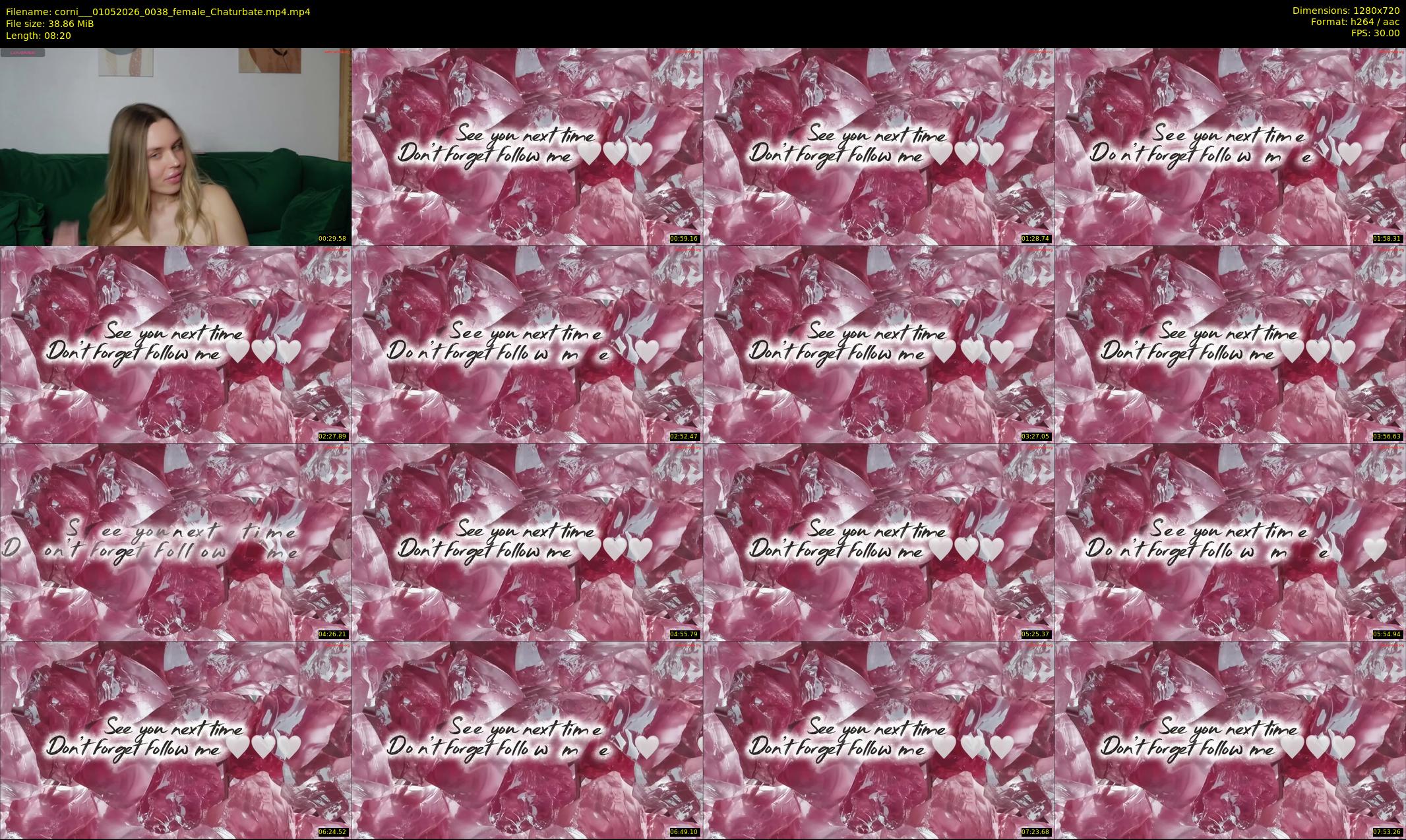 corni__ — 9 minute Chaturbate female cam show recording, 720p, May 1, 2026