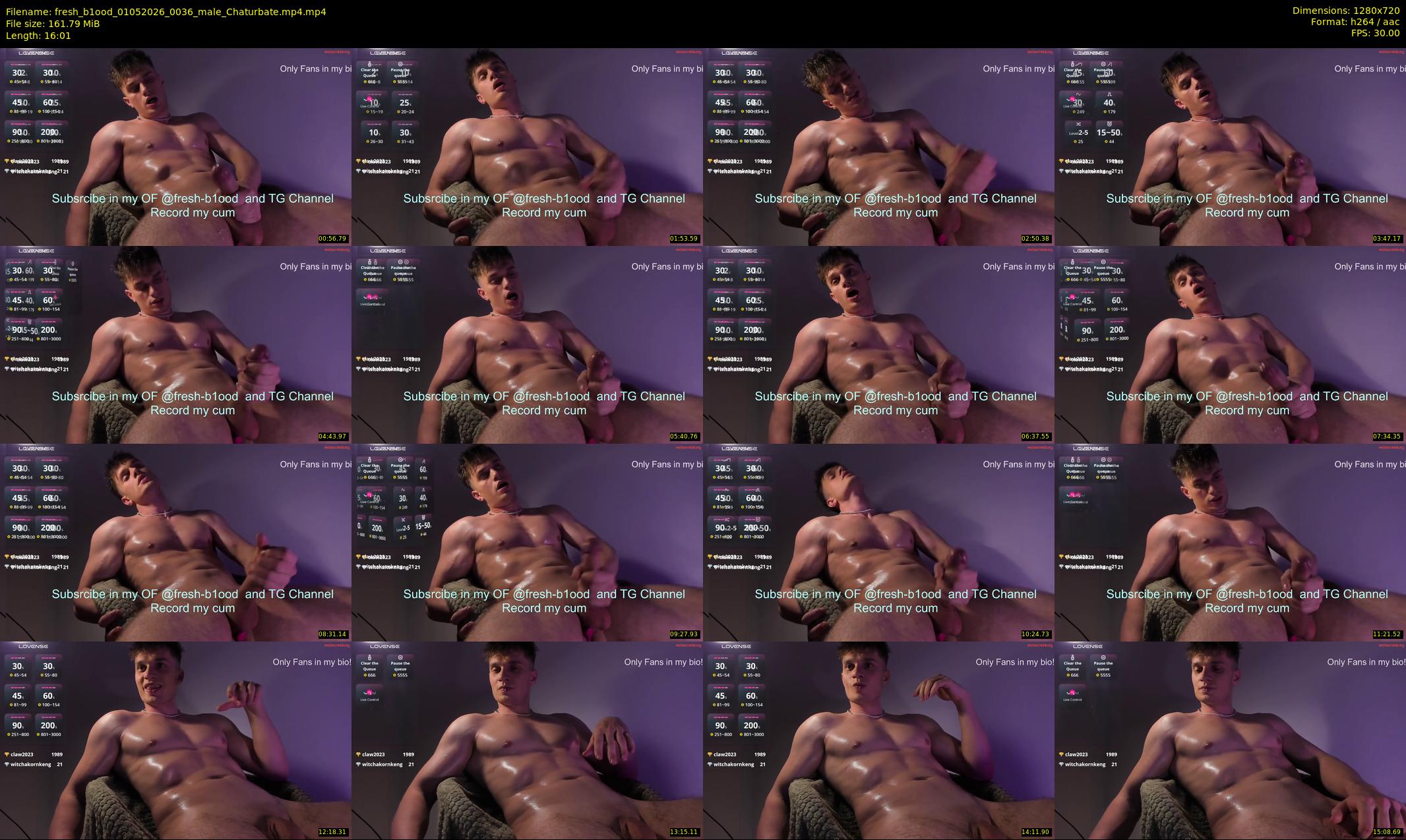 fresh_b1ood — 17 minute Chaturbate male cam show recording, 720p, May 1, 2026