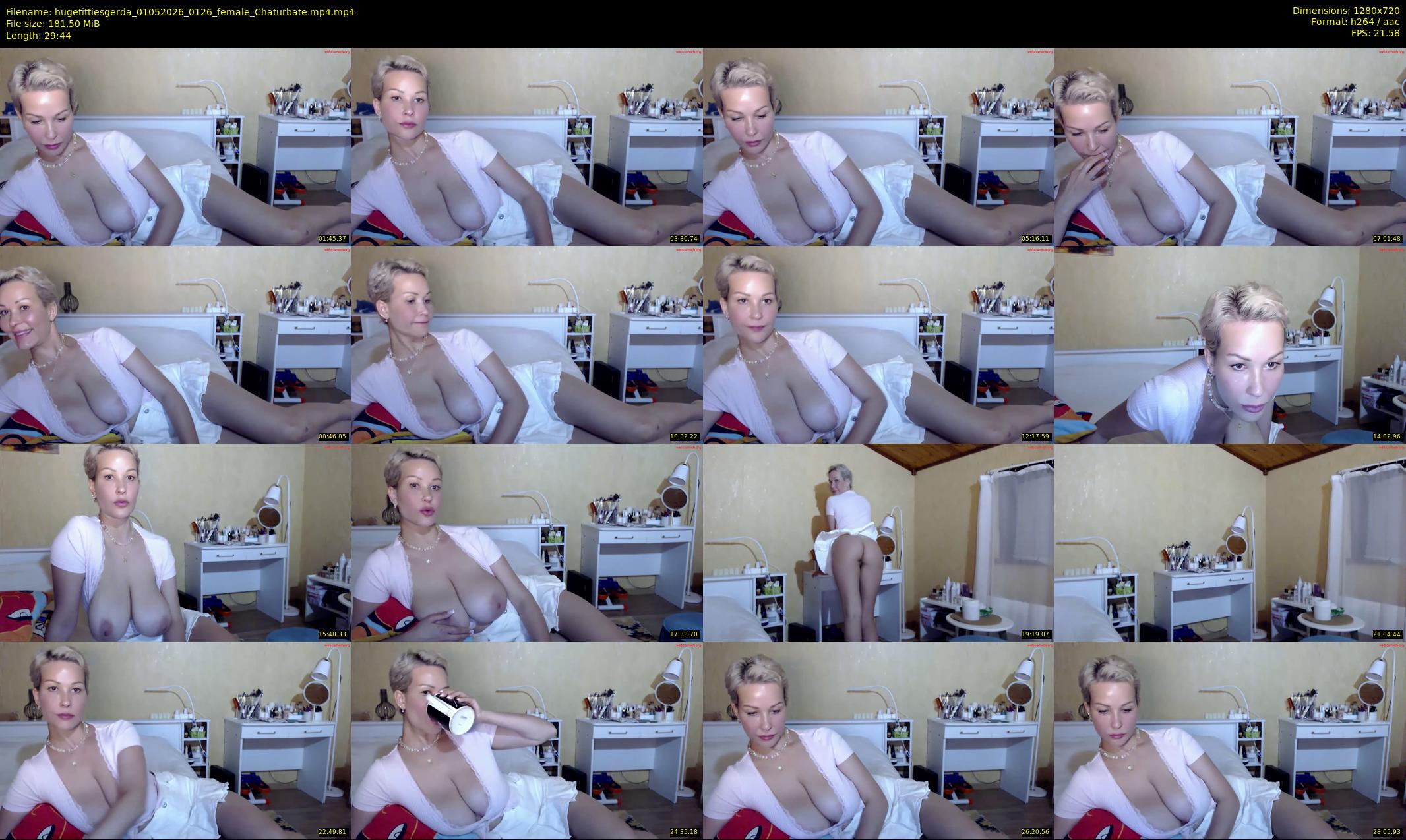 hugetittiesgerda — 30 minute Chaturbate female cam show recording, 720p, May 1, 2026