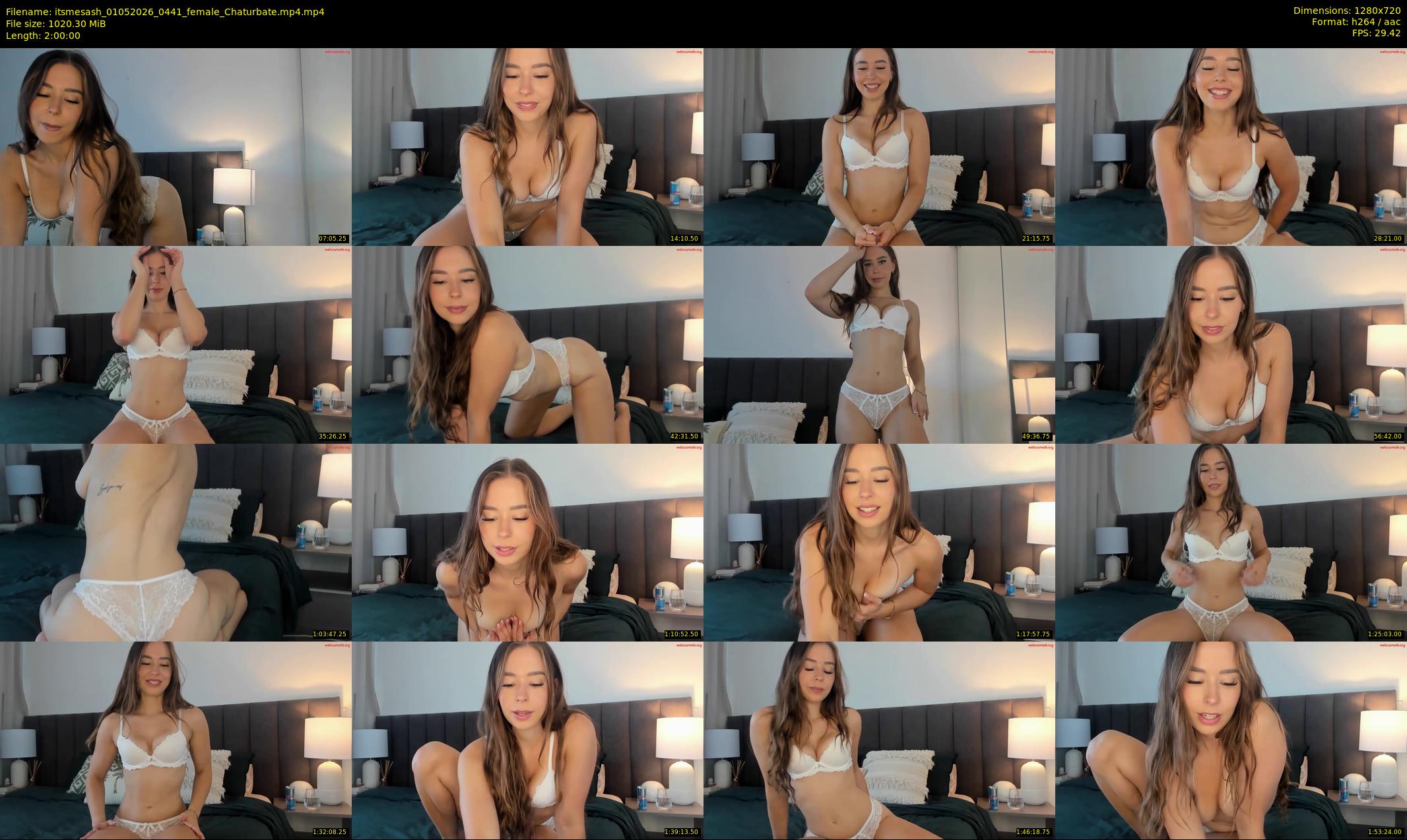 itsmesash — 120 minute Chaturbate female cam show recording, 720p, May 1, 2026