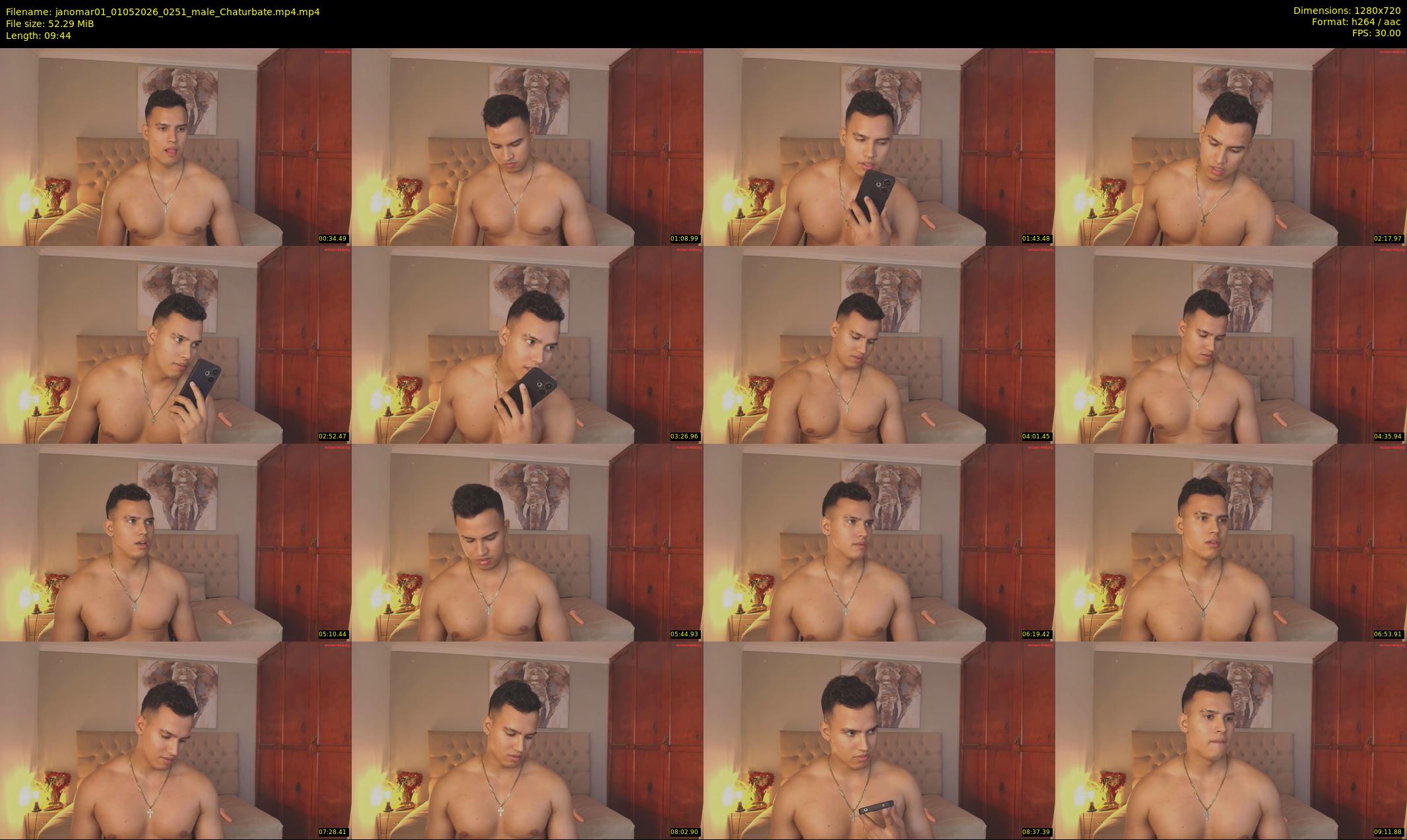 janomar01 — 10 minute Chaturbate male cam show recording, 720p, May 1, 2026