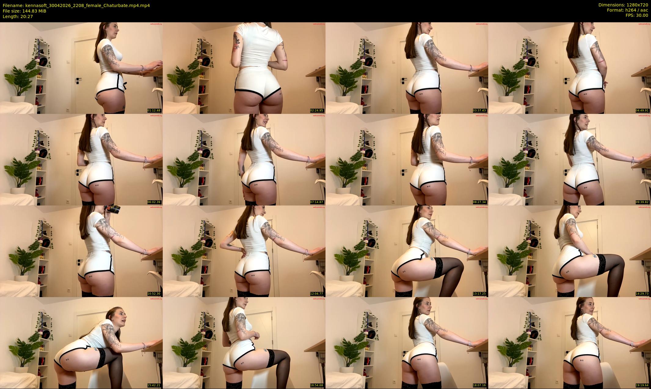 kennasoft — 21 minute Chaturbate female cam show recording, 720p, Apr 30, 2026