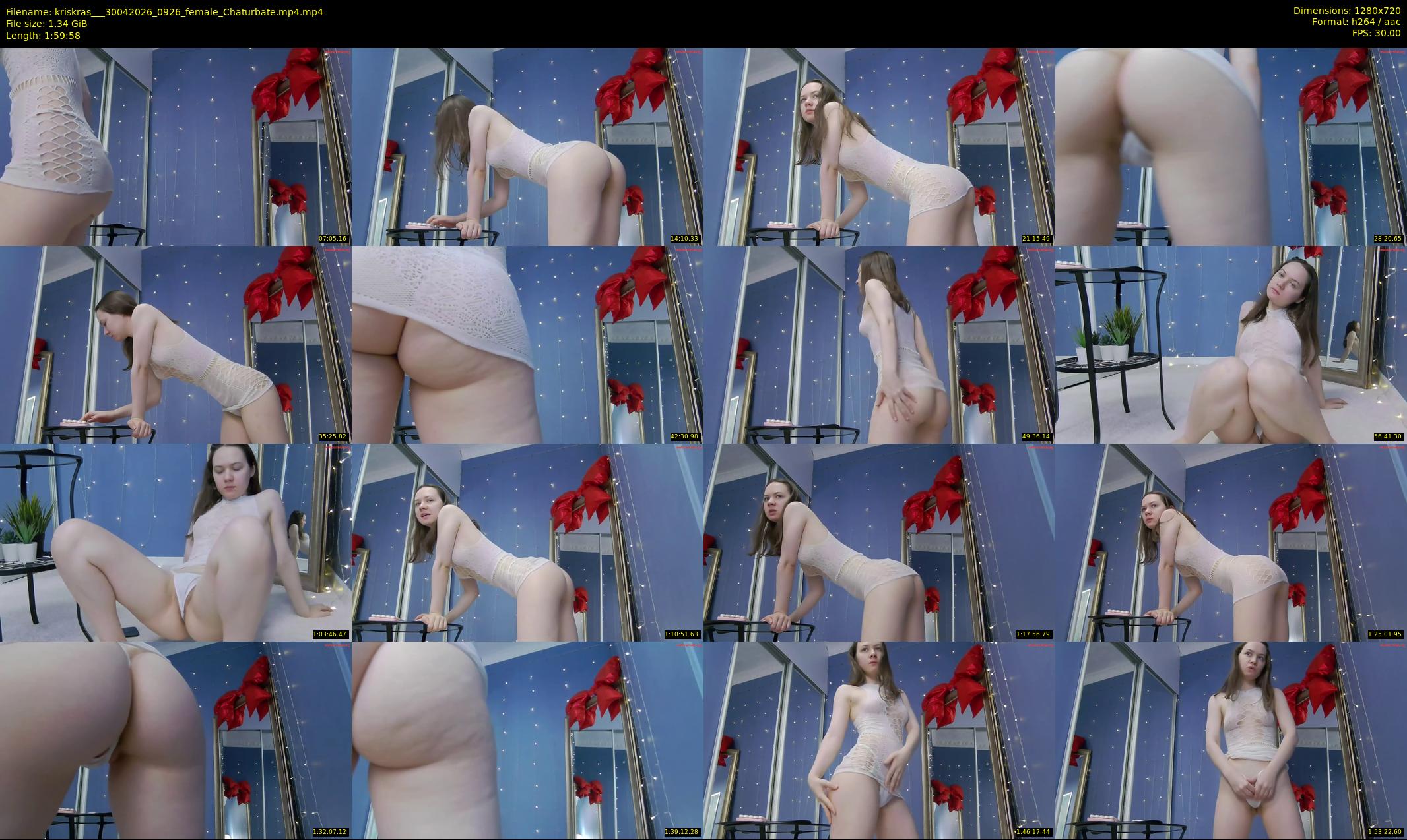 kriskras__ — 120 minute Chaturbate female cam show recording, 720p, Apr 30, 2026