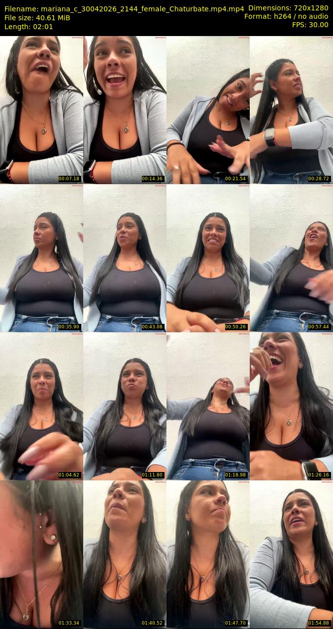 mariana_c — 3 minute Chaturbate female cam show recording, 1080p, Apr 30, 2026