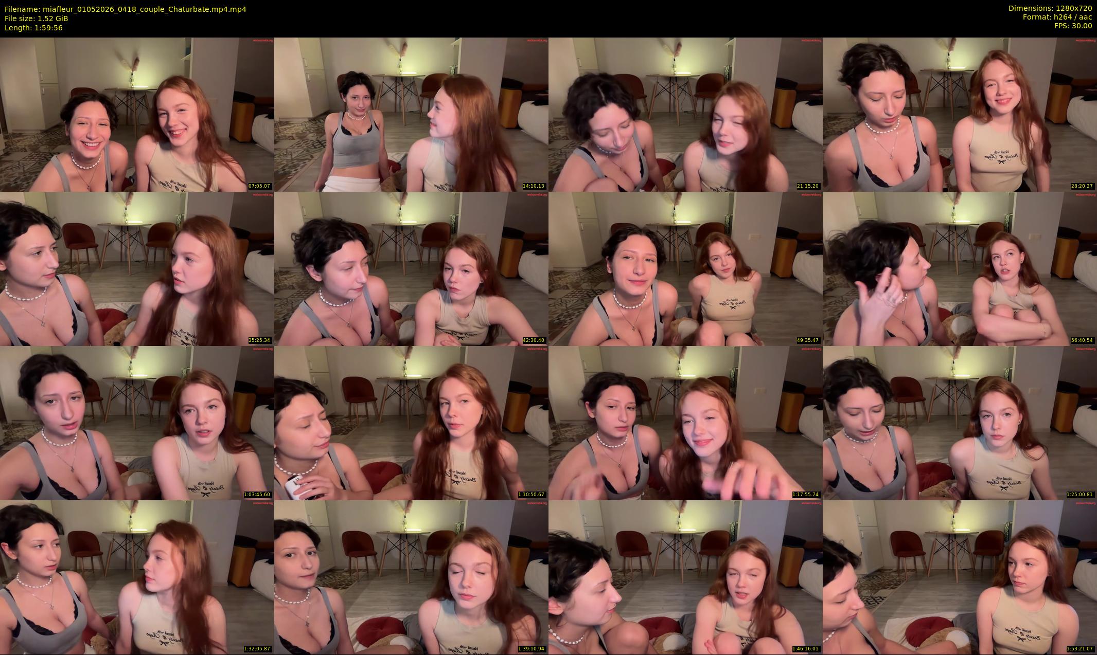 miafleur — 120 minute Chaturbate female cam show recording, 720p, May 1, 2026