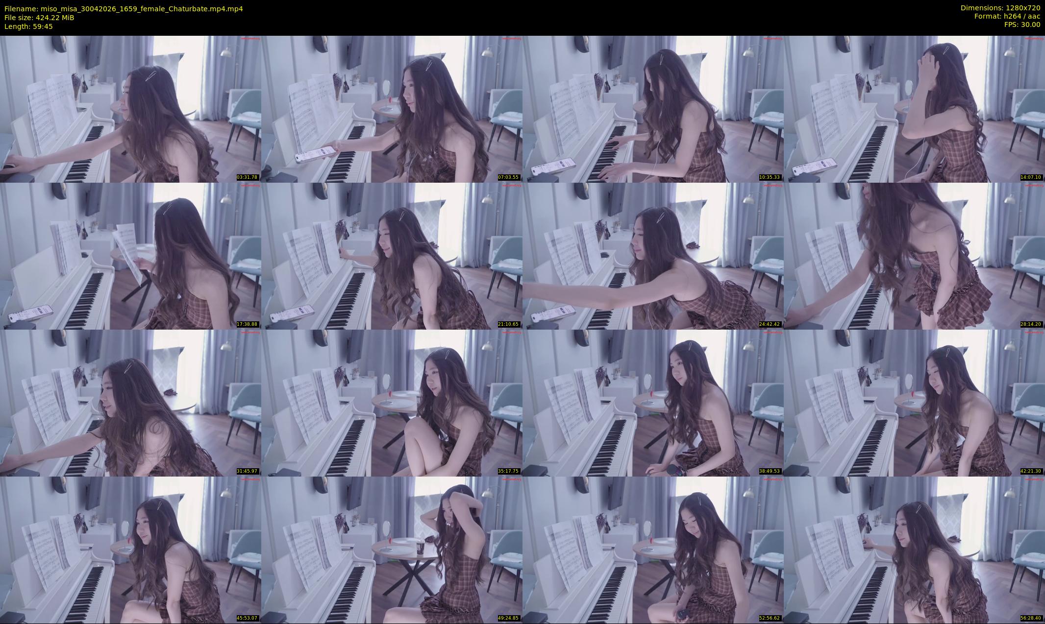 miso_misa — 60 minute Chaturbate female cam show recording, 720p, Apr 30, 2026