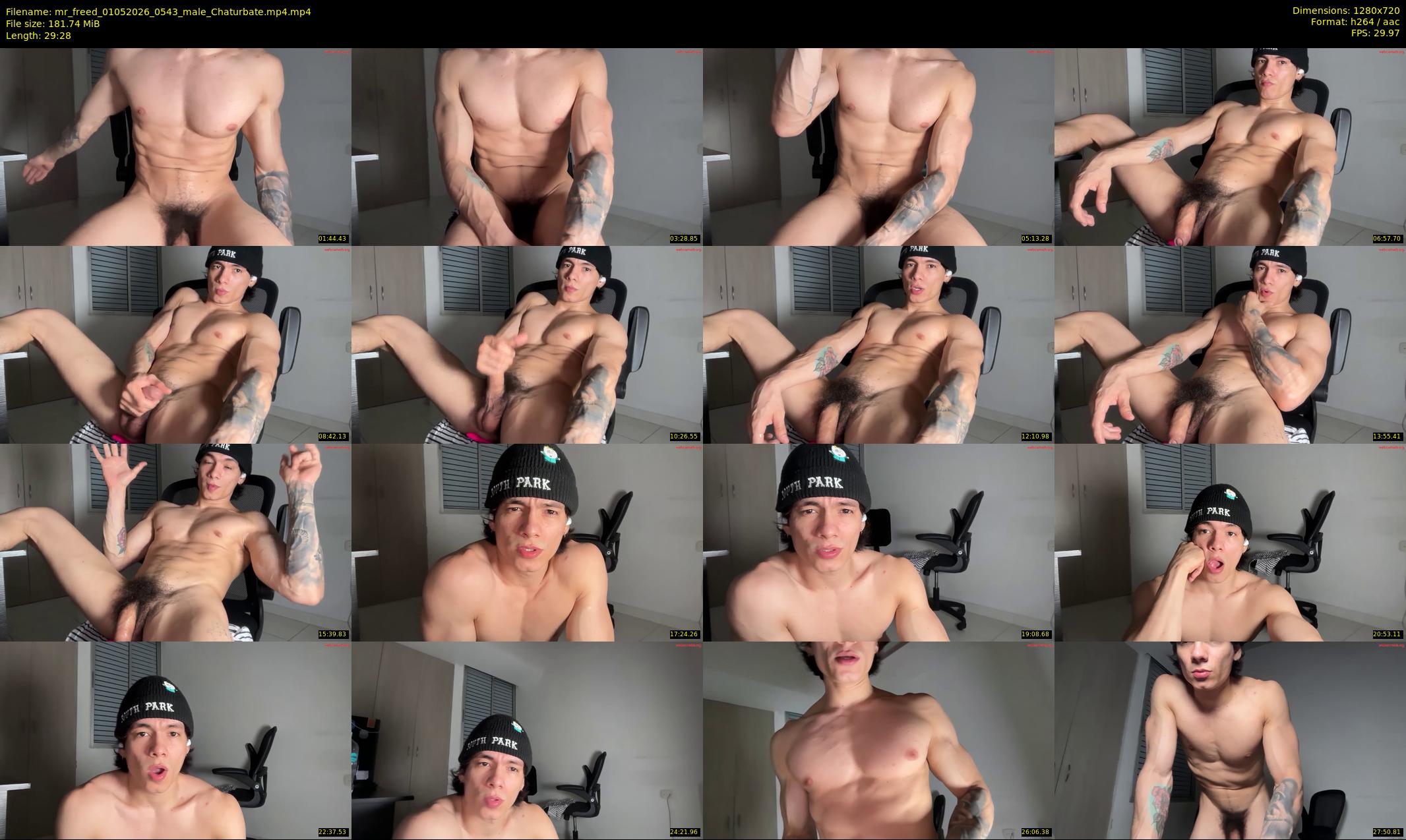 mr_freed — 30 minute Chaturbate male cam show recording, 720p, May 1, 2026