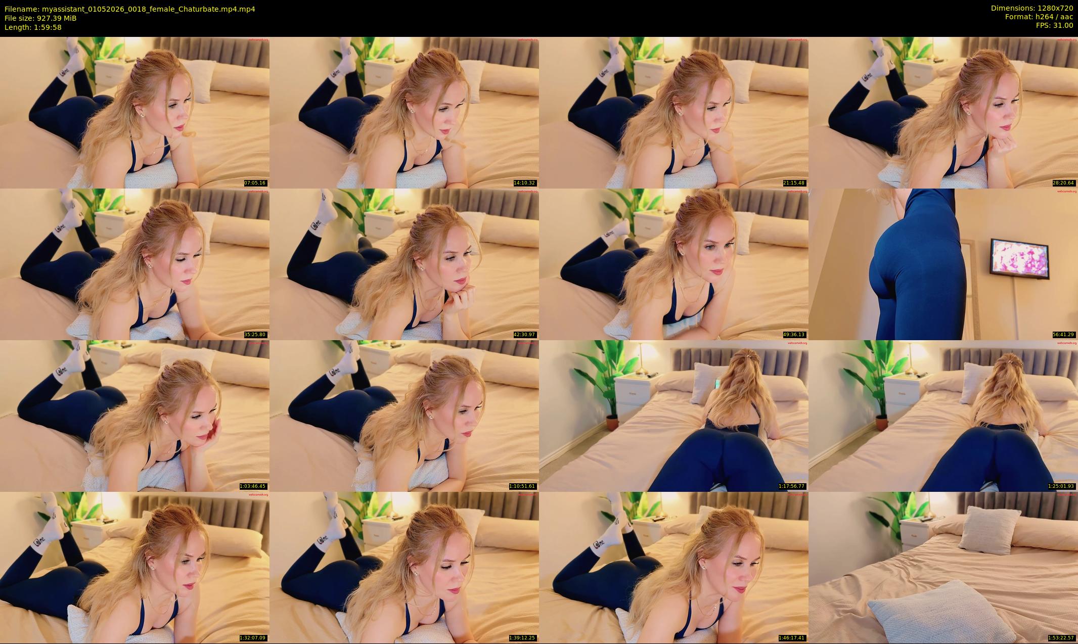 myassistant — 120 minute Chaturbate female cam show recording, 720p, May 1, 2026