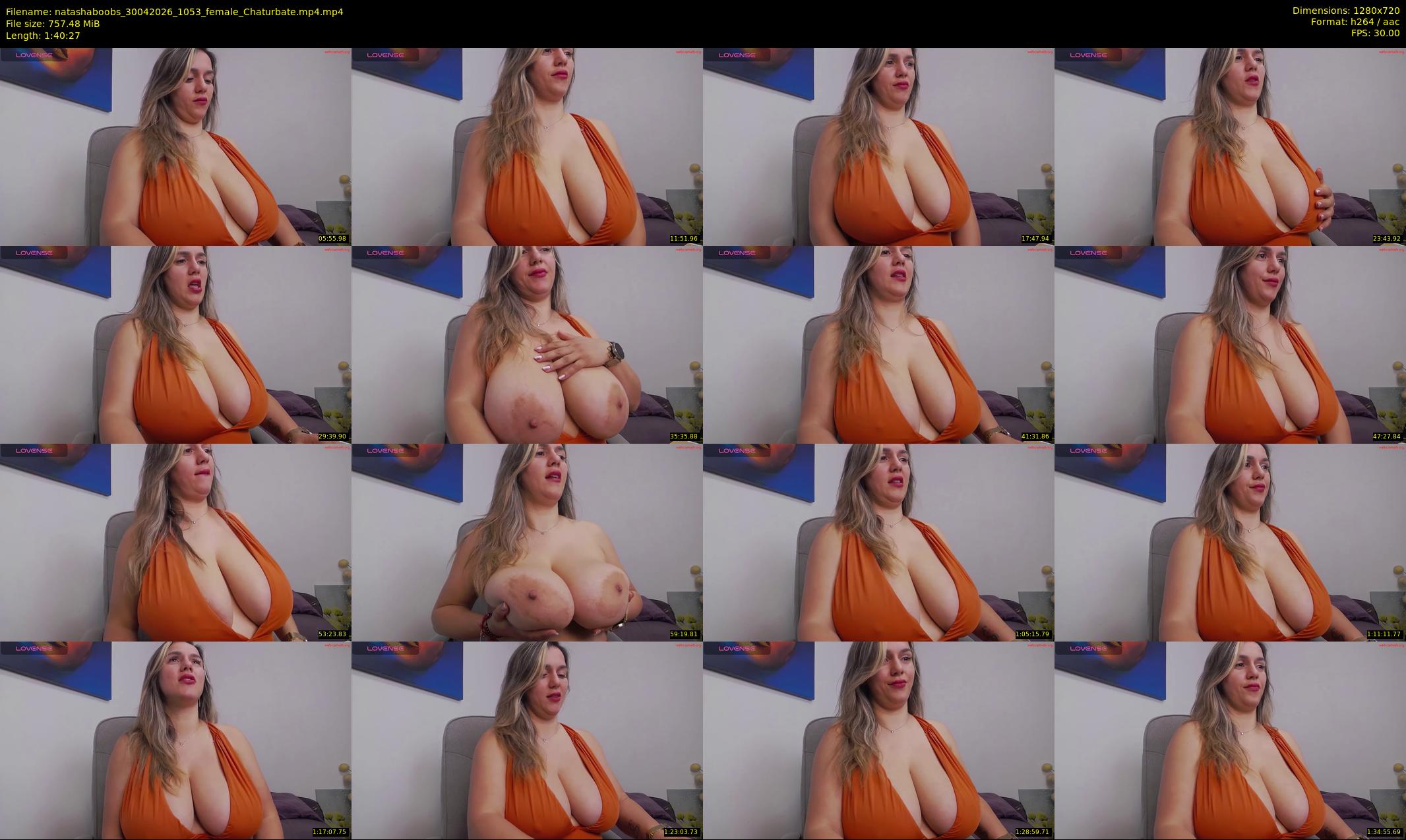 natashaboobs — 101 minute Chaturbate female cam show recording, 720p, Apr 30, 2026