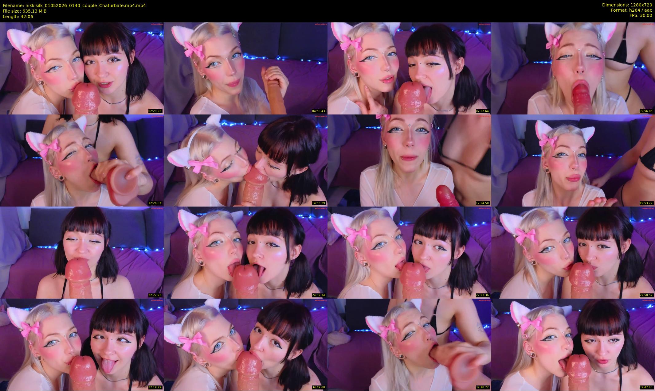 nikkisilk — 43 minute Chaturbate female cam show recording, 720p, May 1, 2026