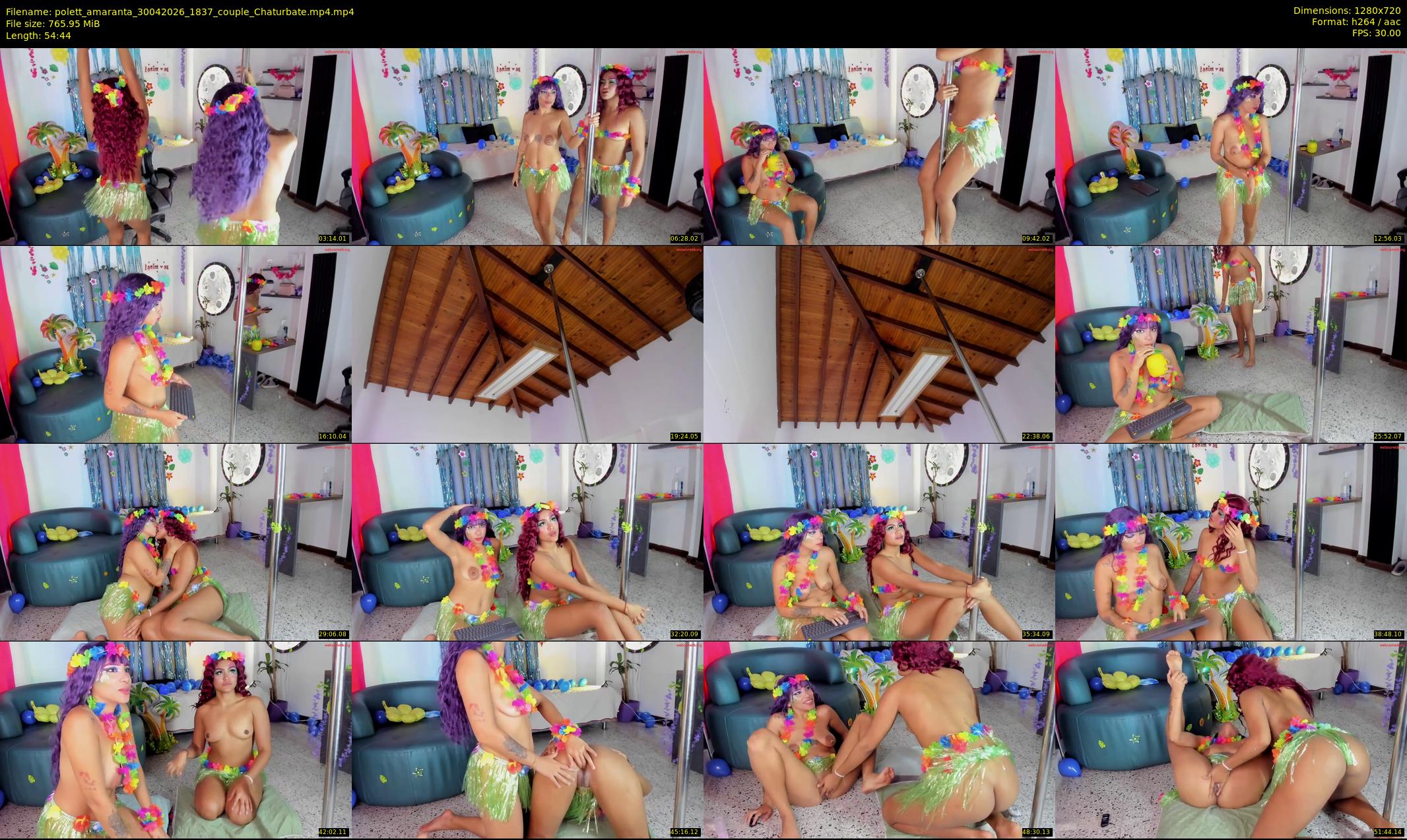 polett_amaranta — 55 minute Chaturbate couple cam show recording, 720p, Apr 30, 2026