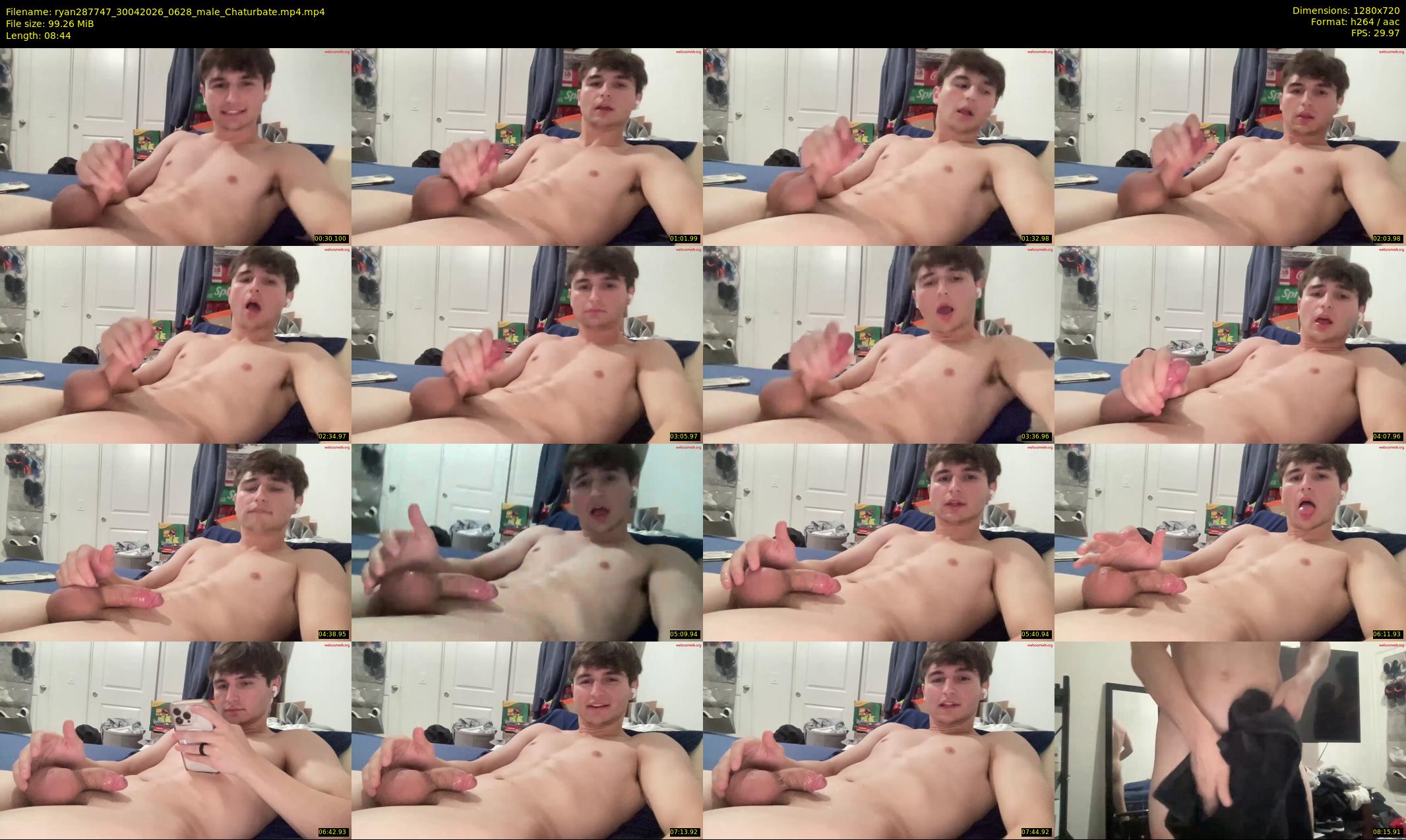 ryan287747 — 9 minute Chaturbate male cam show recording, 720p, Apr 30, 2026