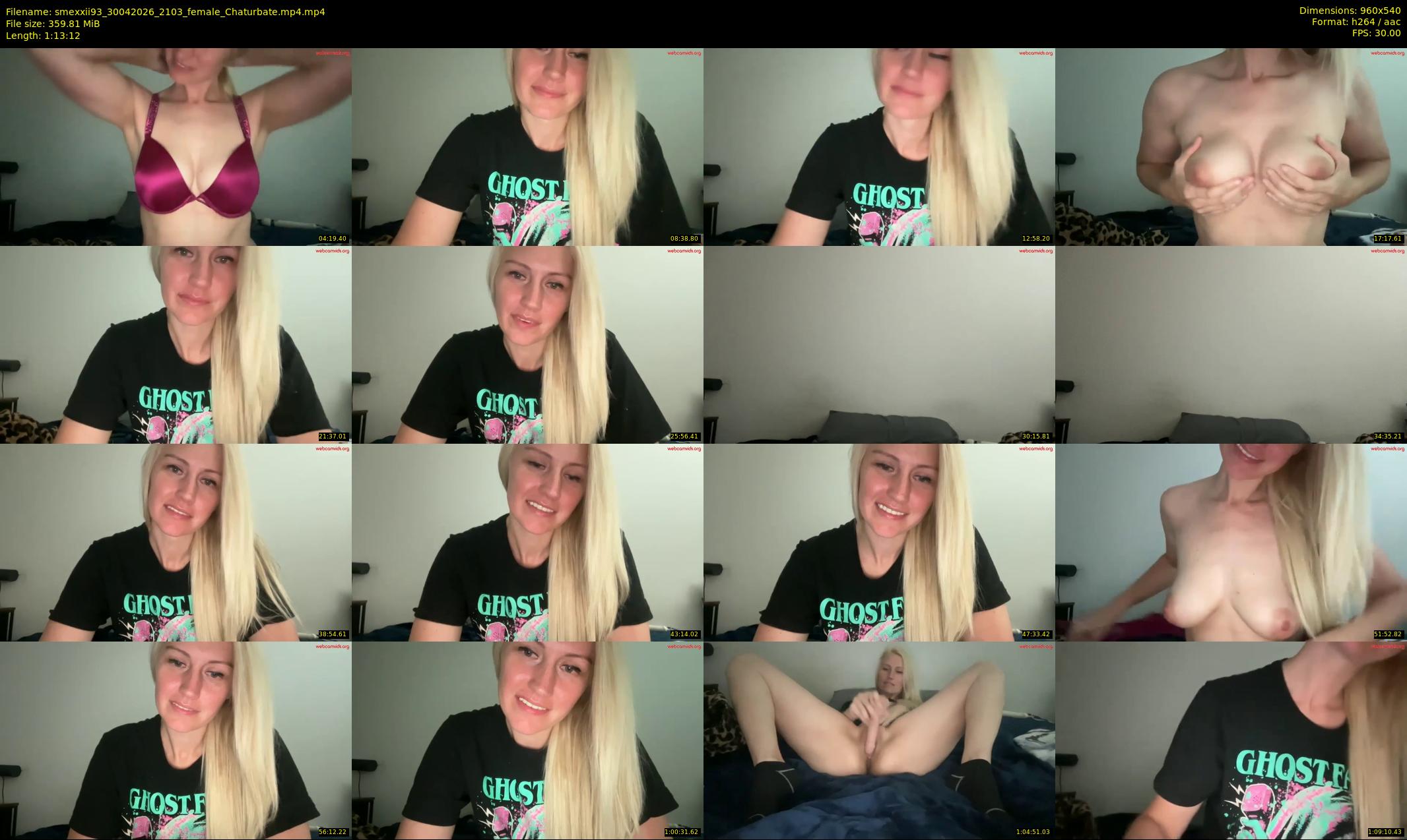 smexxii93 — 74 minute Chaturbate female cam show recording, 480p, Apr 30, 2026