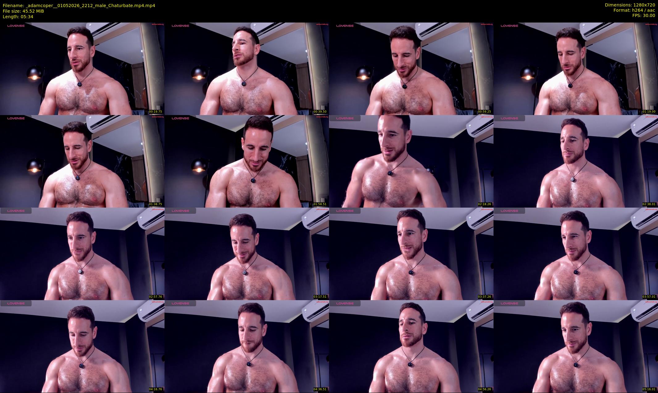 _adamcoper_ — 6 minute Chaturbate male cam show recording, 720p, May 1, 2026
