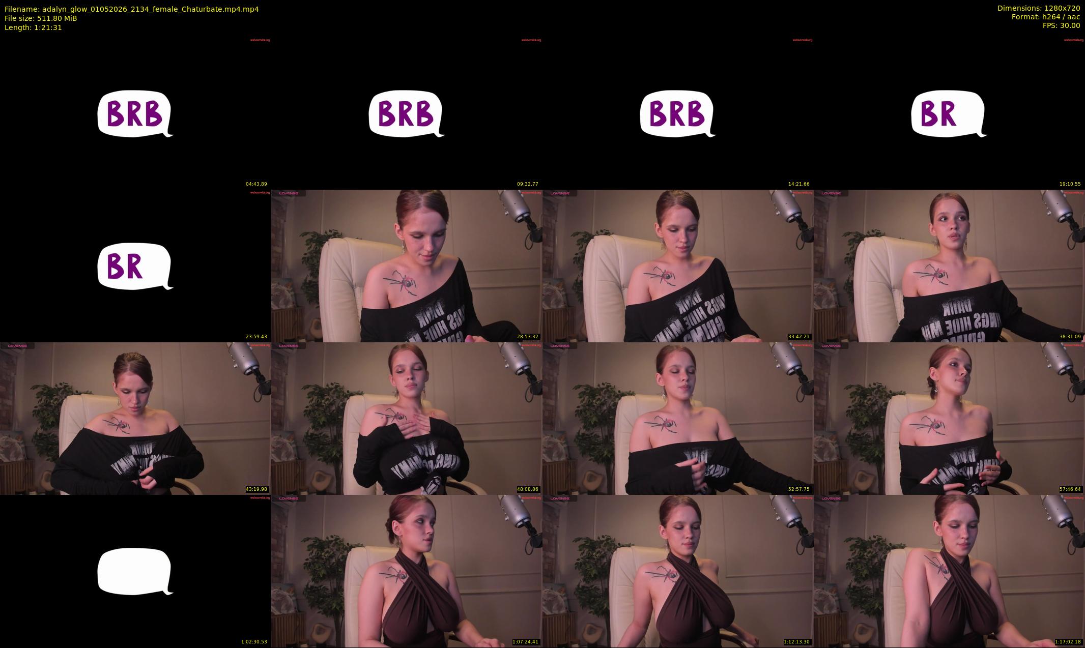 adalyn_glow — 82 minute Chaturbate female cam show recording, 720p, May 1, 2026