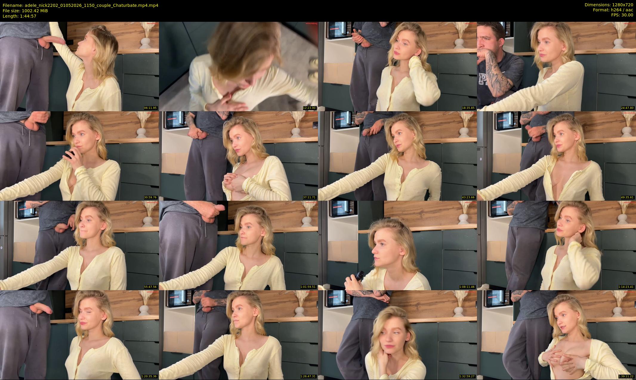 adele_nick2202 — 105 minute Chaturbate couple cam show recording, 720p, May 1, 2026