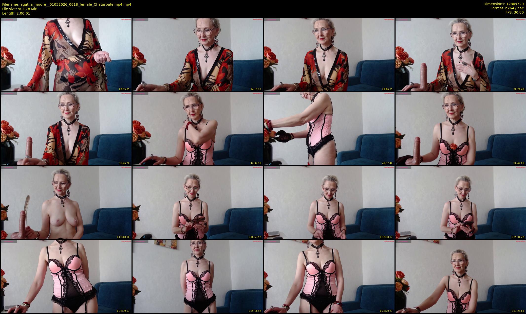 agatha_moore_ — 121 minute Chaturbate female cam show recording, 720p, May 1, 2026