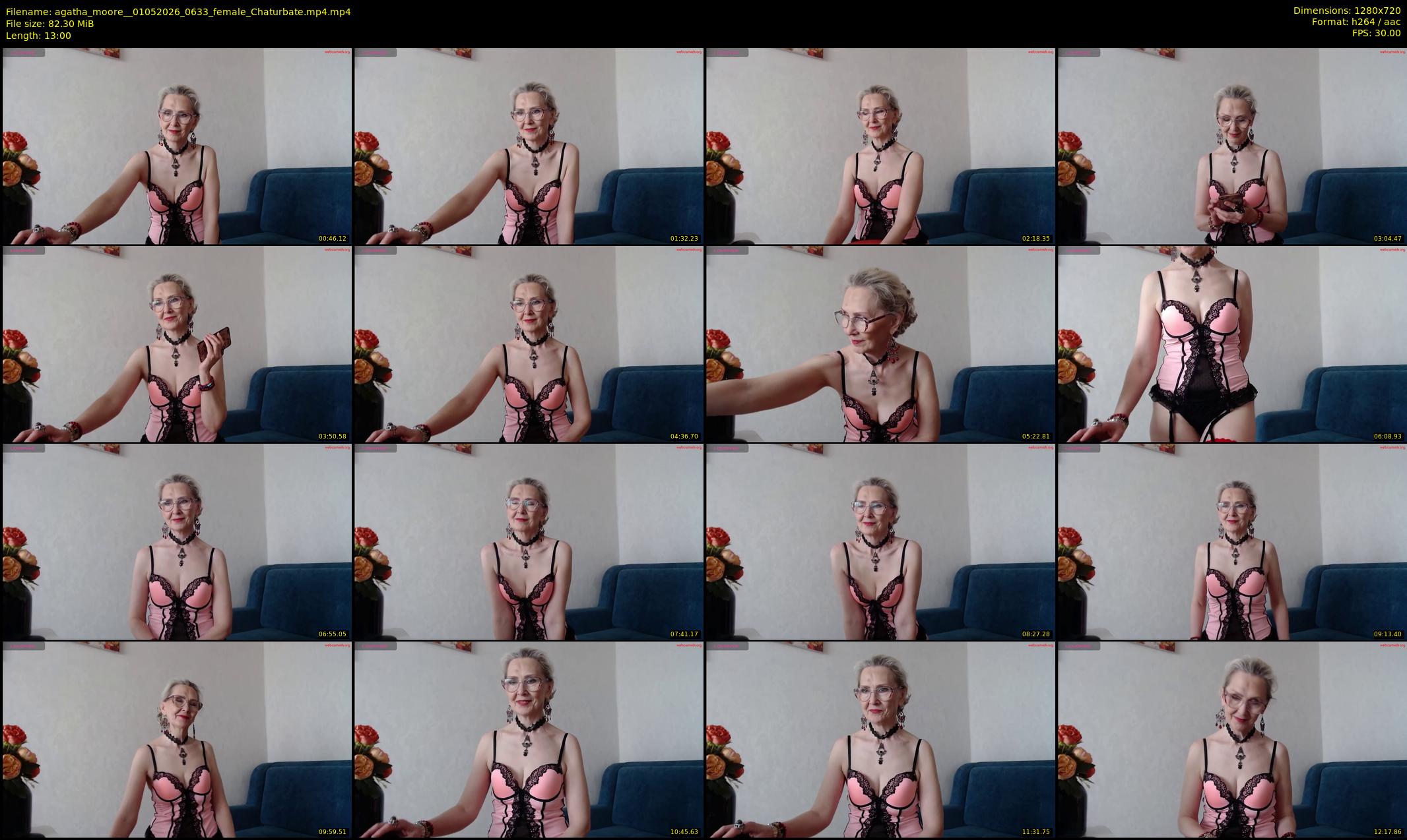 agatha_moore_ — 13 minute Chaturbate female cam show recording, 720p, May 1, 2026