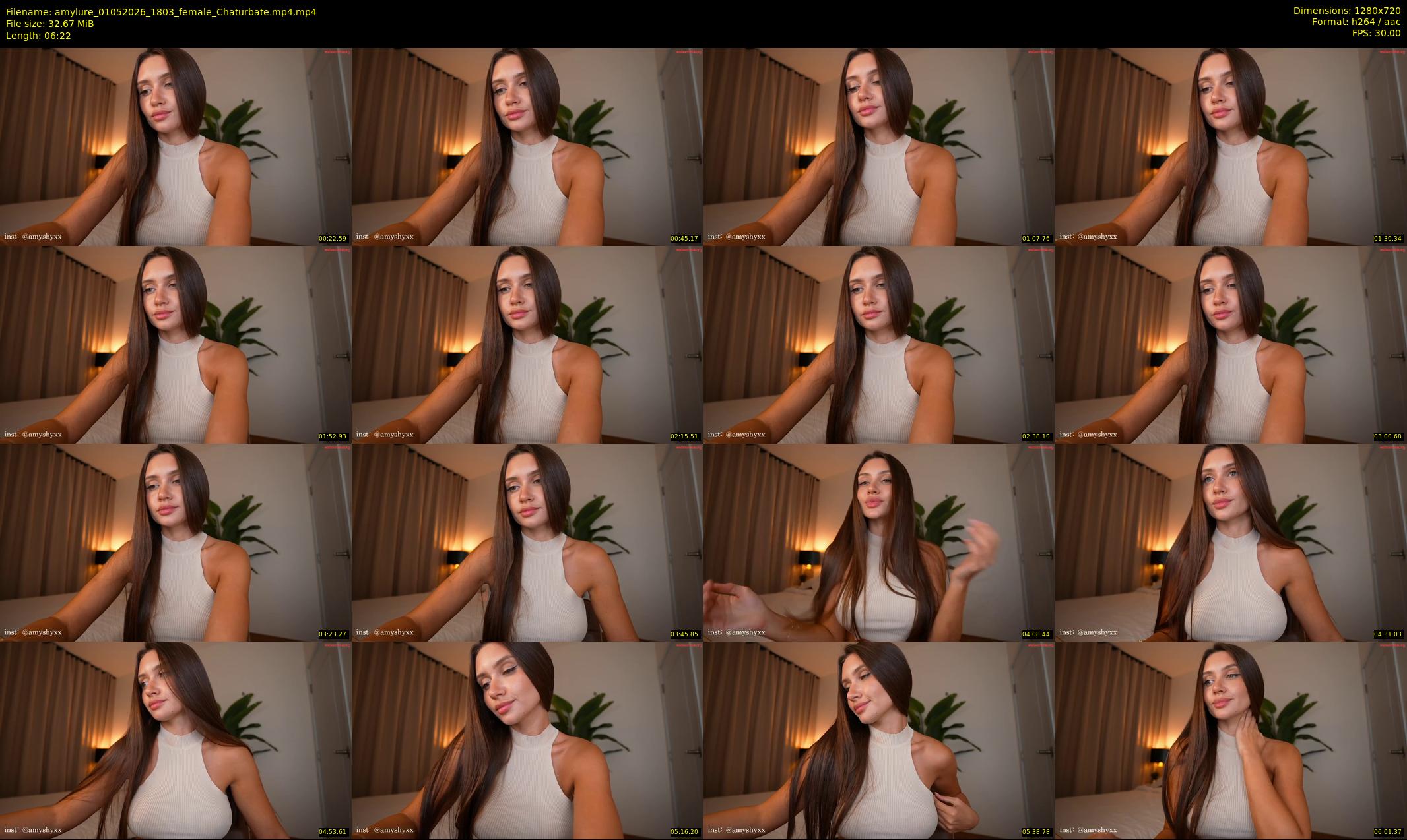 amylure — 7 minute Chaturbate female cam show recording, 720p, May 1, 2026