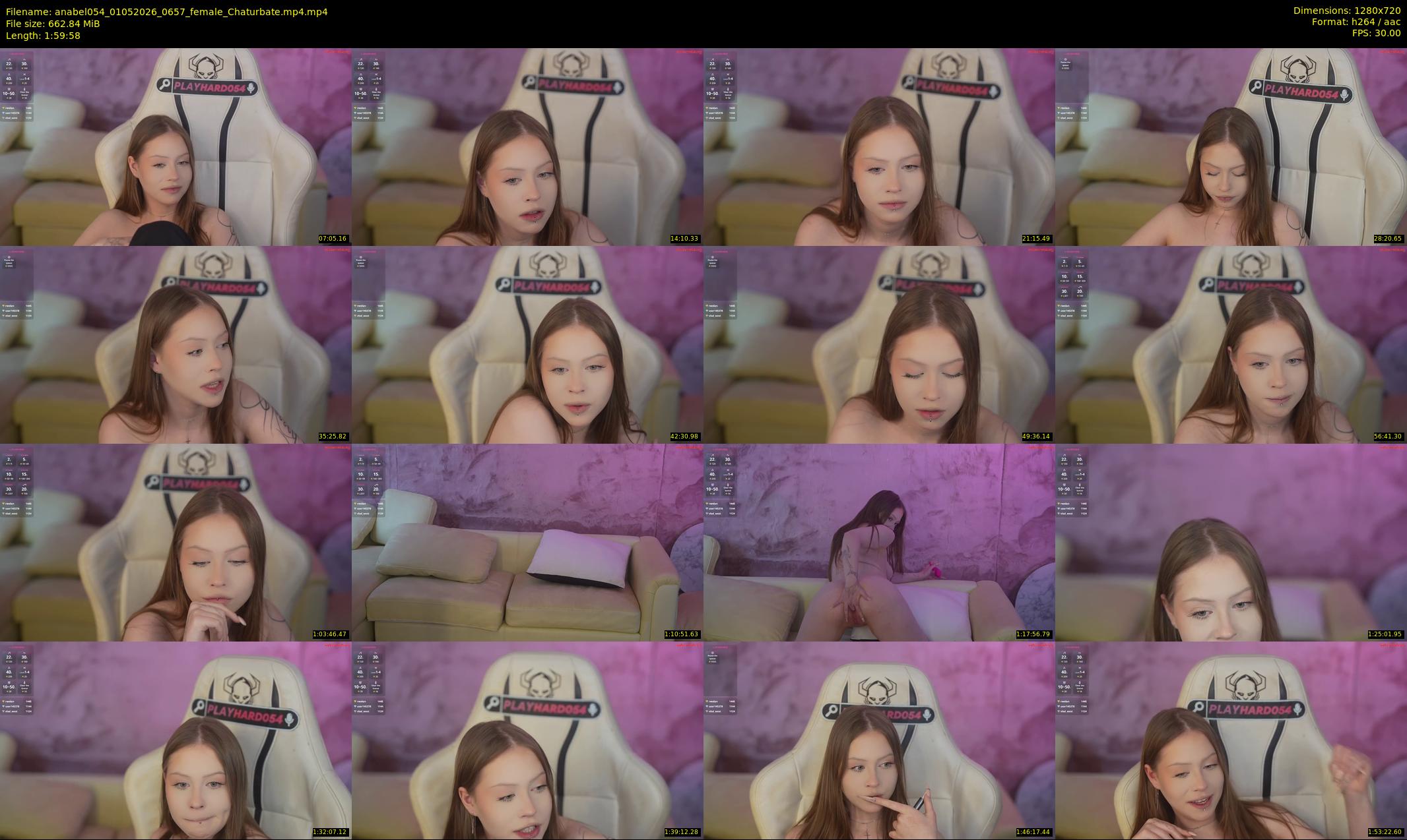 anabel054 — 120 minute Chaturbate female cam show recording, 720p, May 1, 2026