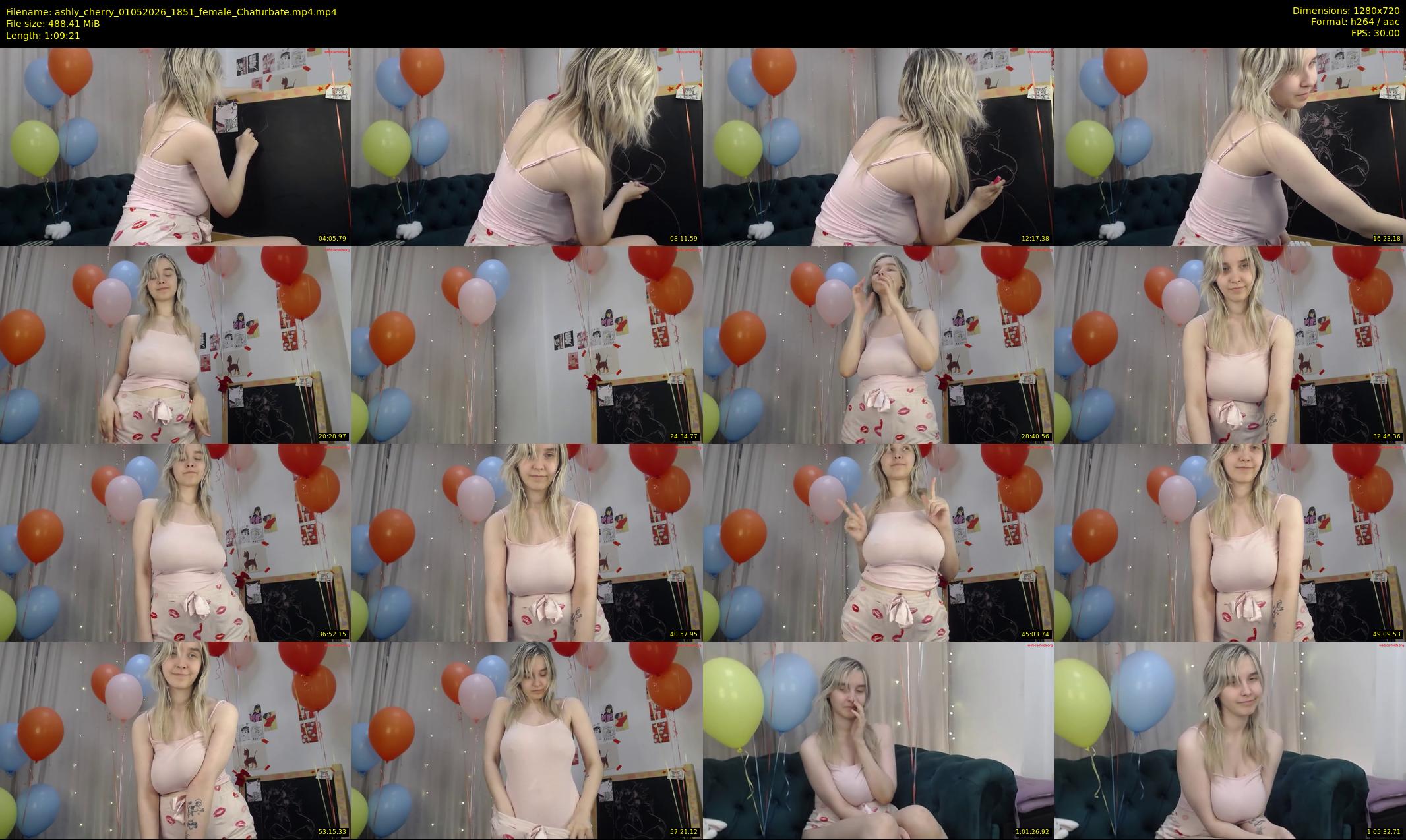 ashly_cherry — 70 minute Chaturbate female cam show recording, 720p, May 1, 2026