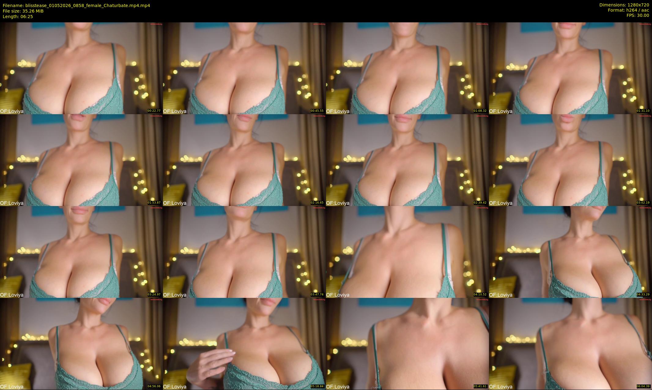 blisstease — 7 minute Chaturbate female cam show recording, 720p, May 1, 2026