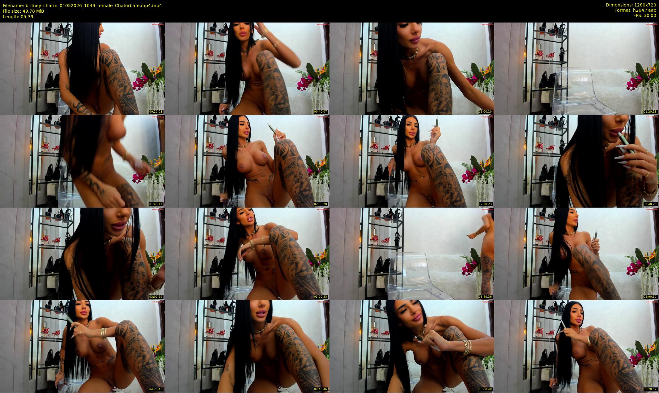 britney_charm — 6 minute Chaturbate female cam show recording, 720p, May 1, 2026
