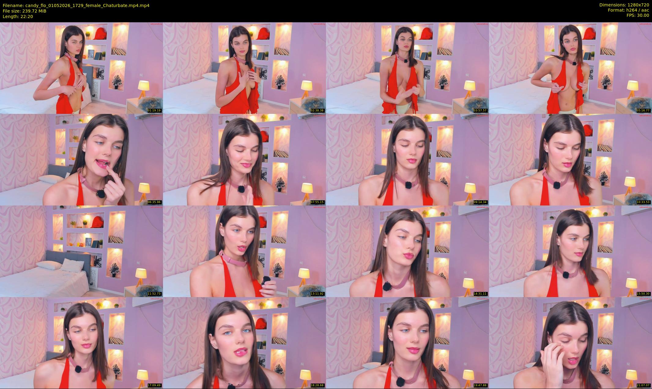 candy_flo — 23 minute Chaturbate female cam show recording, 720p, May 1, 2026