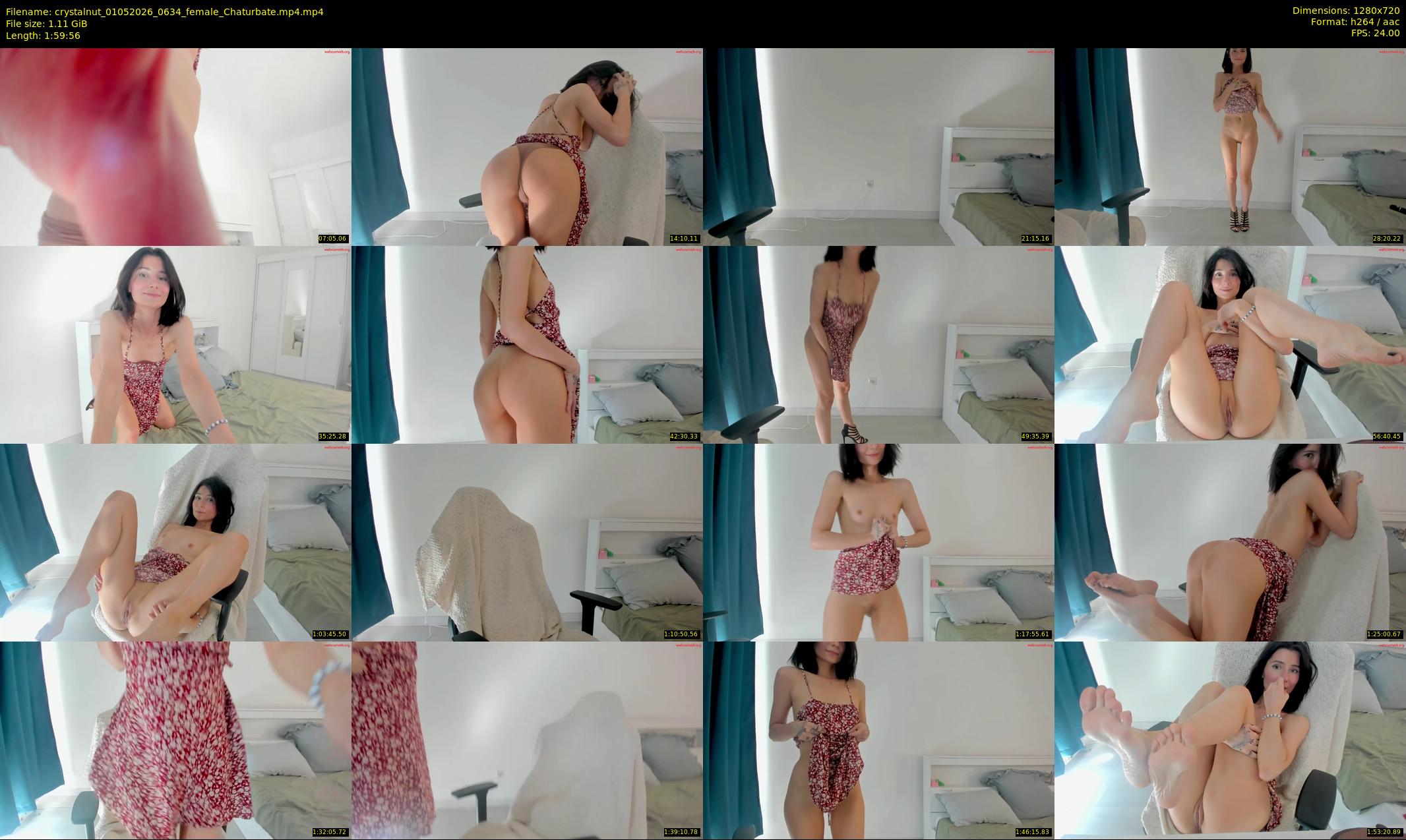 crystalnut — 120 minute Chaturbate female cam show recording, 720p, May 1, 2026
