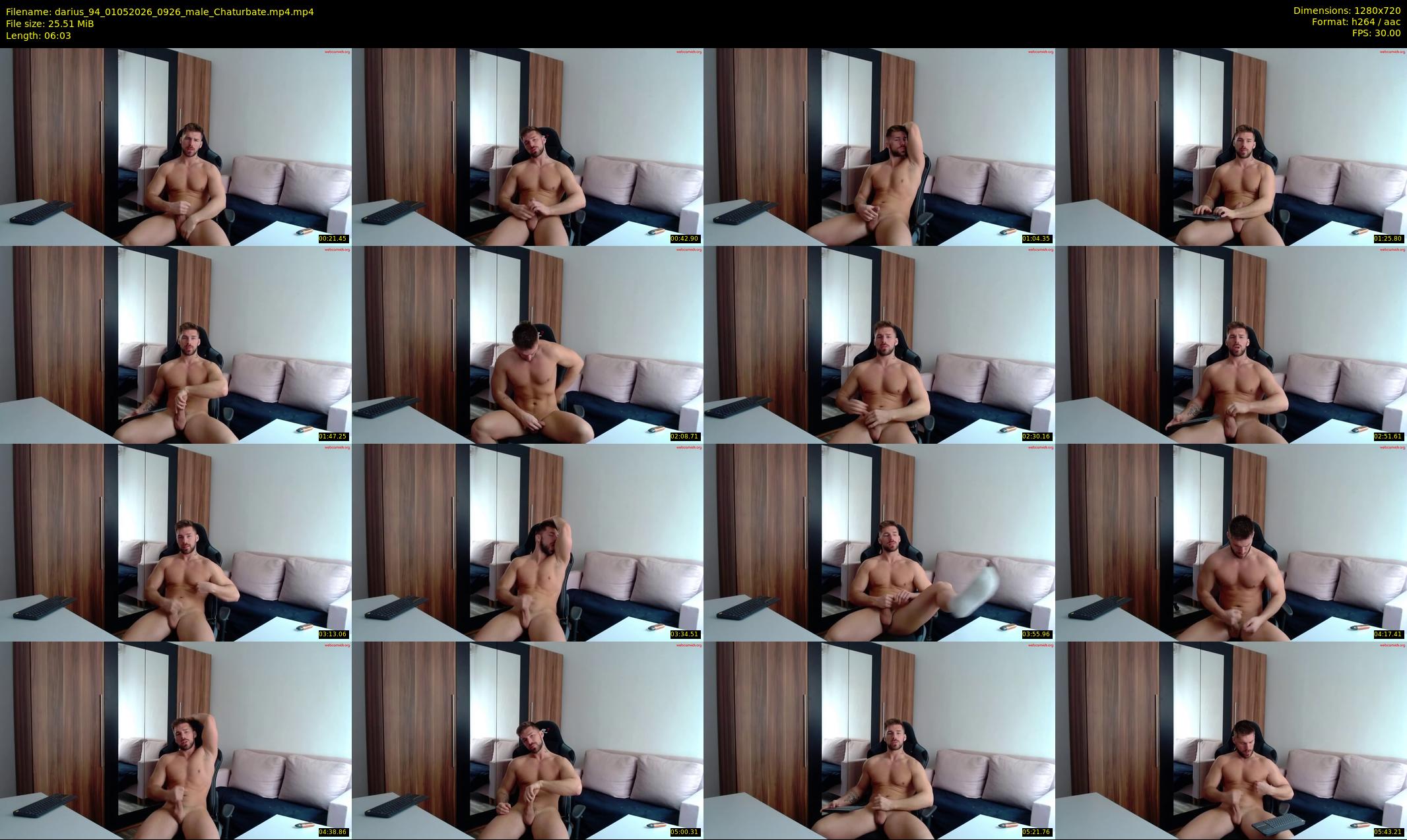 darius_94 — 7 minute Chaturbate male cam show recording, 720p, May 1, 2026