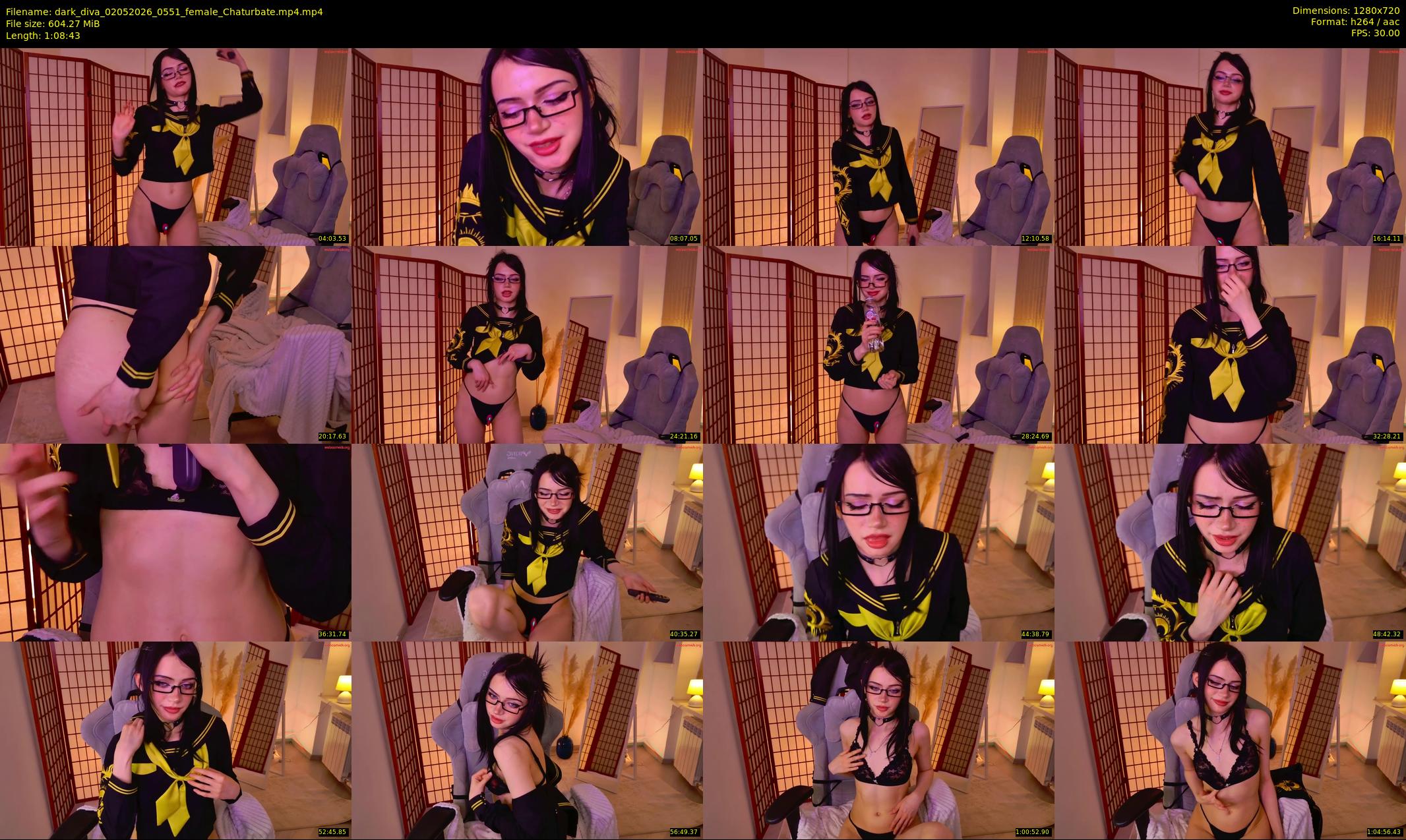 dark_diva — 69 minute Chaturbate female cam show recording, 720p, May 2, 2026