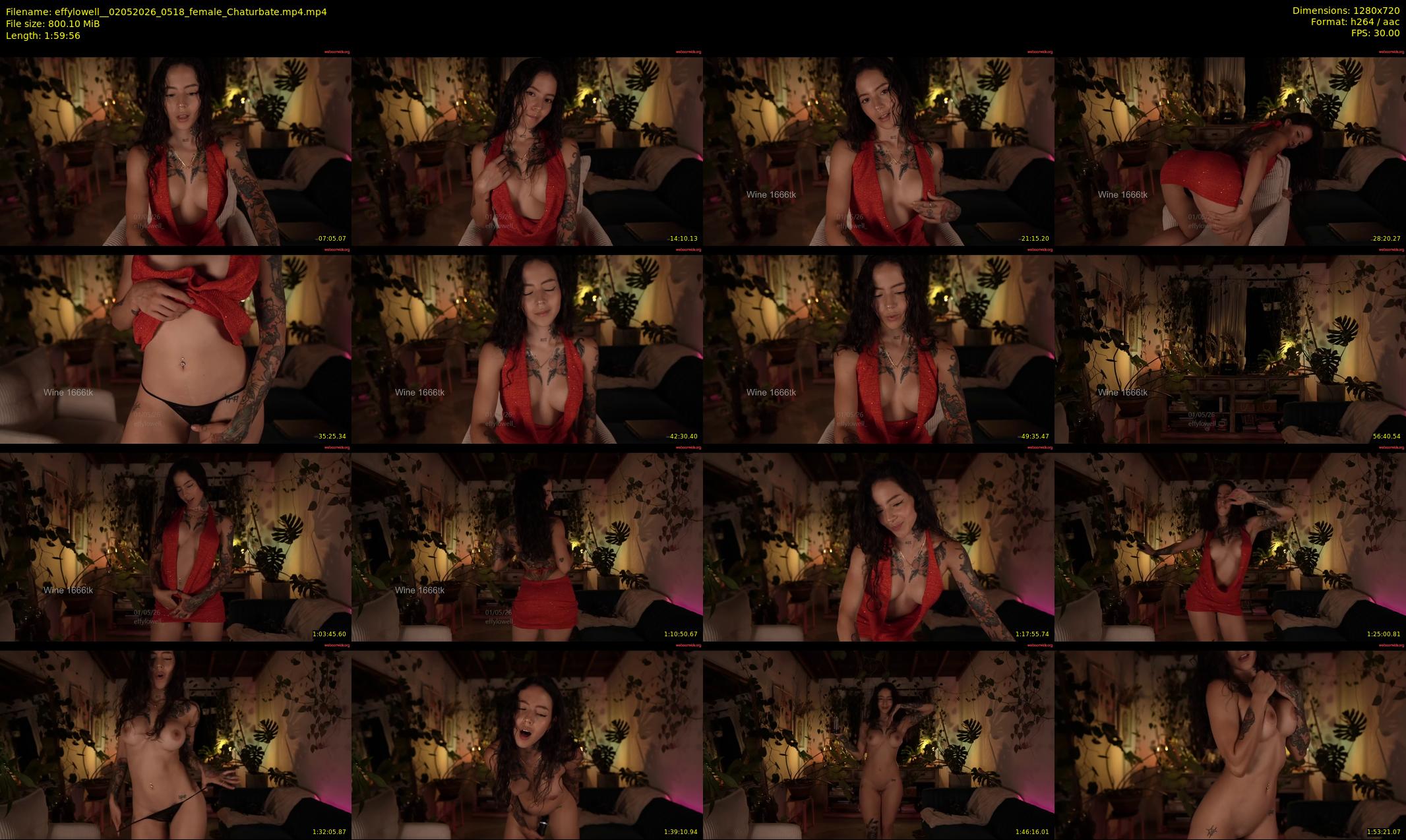 effylowell_ — 120 minute Chaturbate female cam show recording, 720p, May 2, 2026