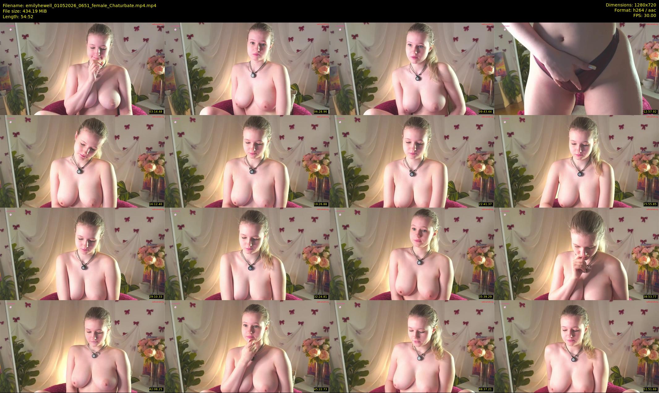 emilyhewell — 55 minute Chaturbate female cam show recording, 720p, May 1, 2026