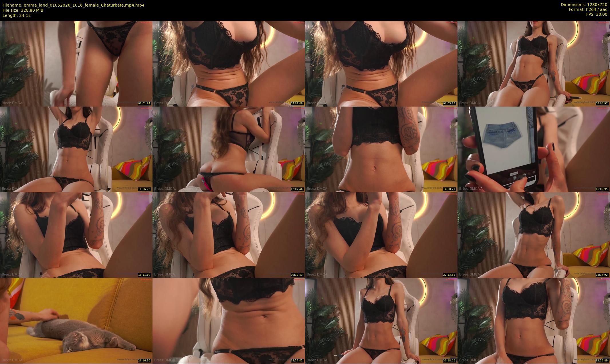 emma_land — 35 minute Chaturbate female cam show recording, 720p, May 1, 2026