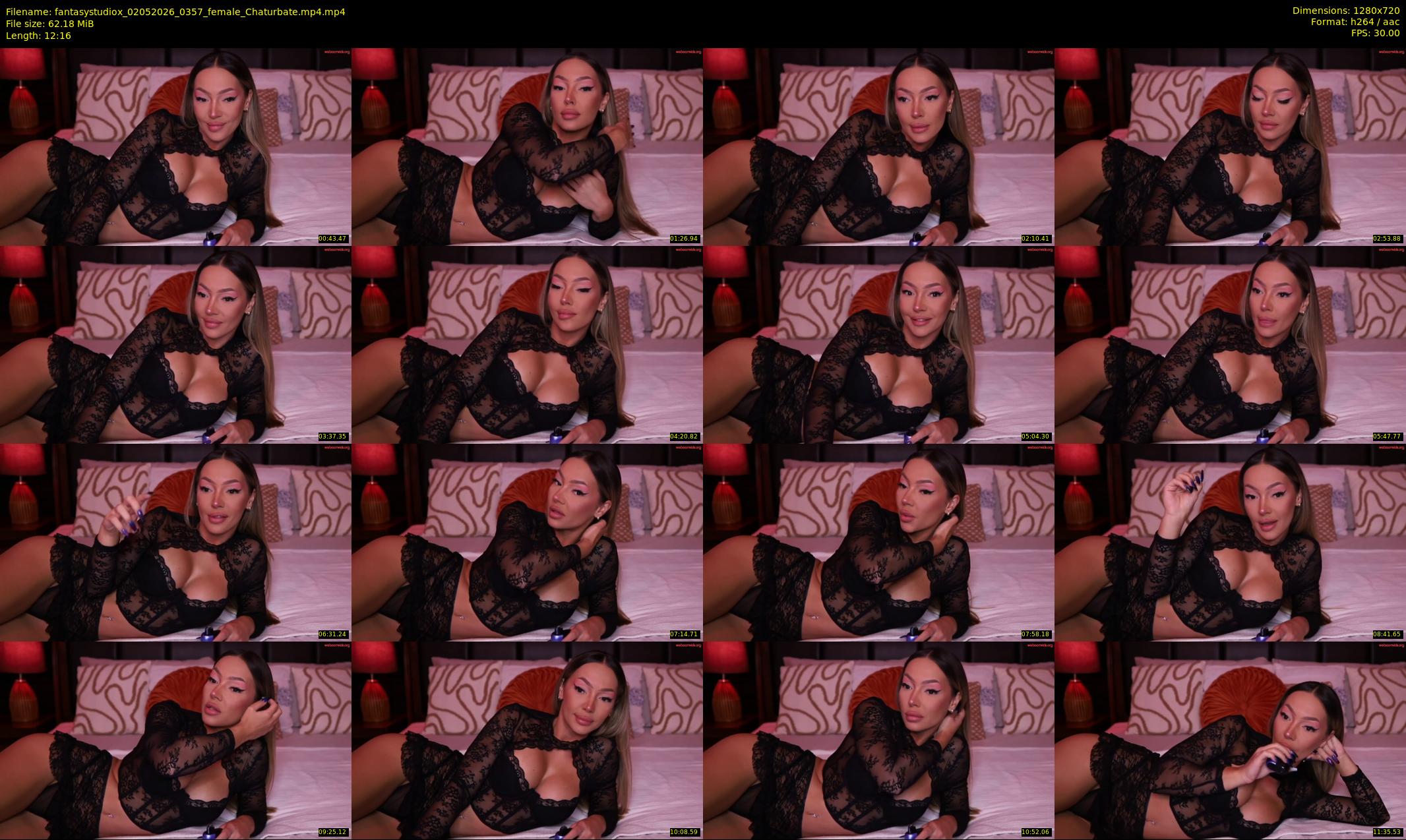 fantasystudiox — 13 minute Chaturbate female cam show recording, 720p, May 2, 2026